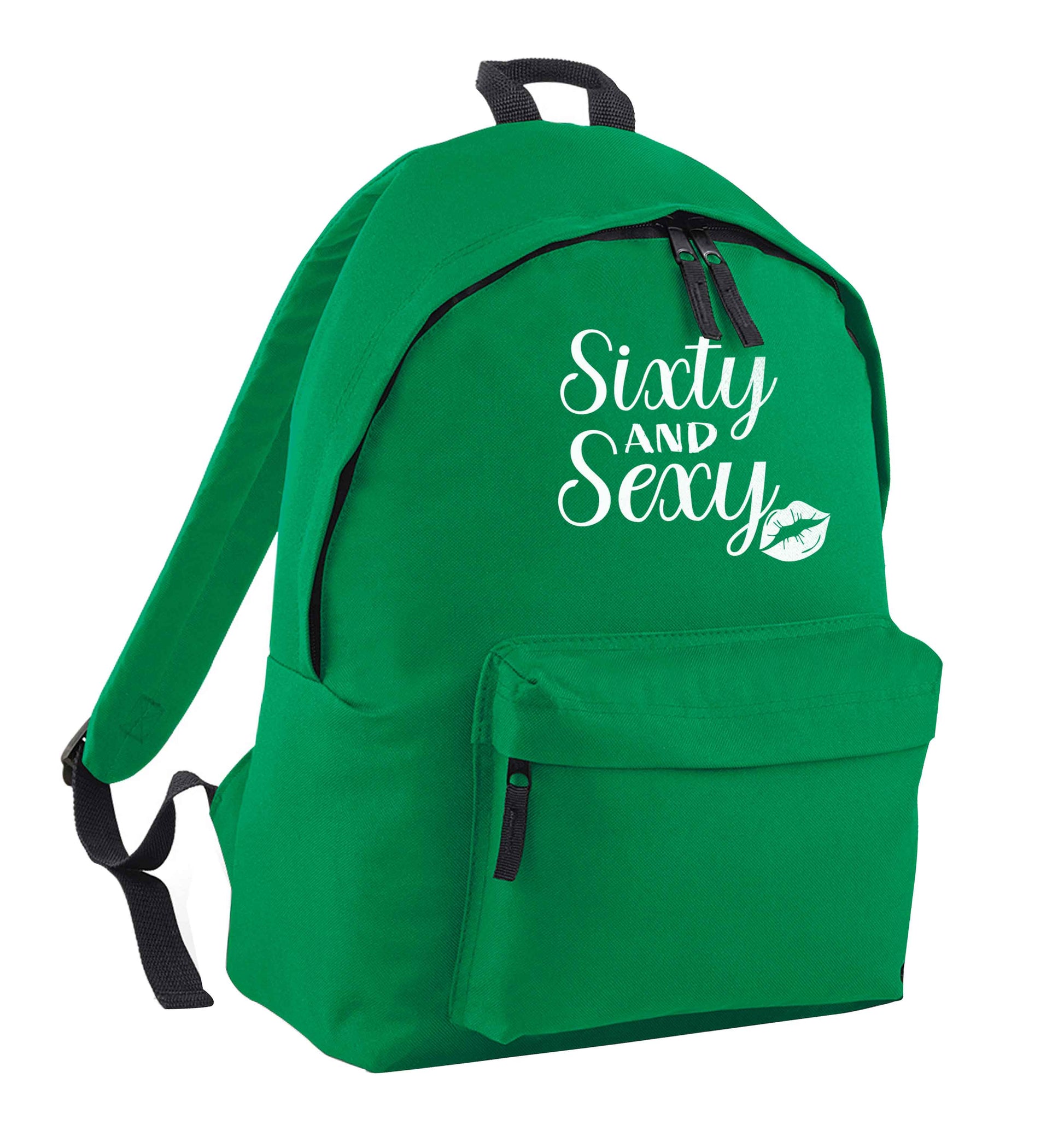 Sixty and sexy green adults backpack