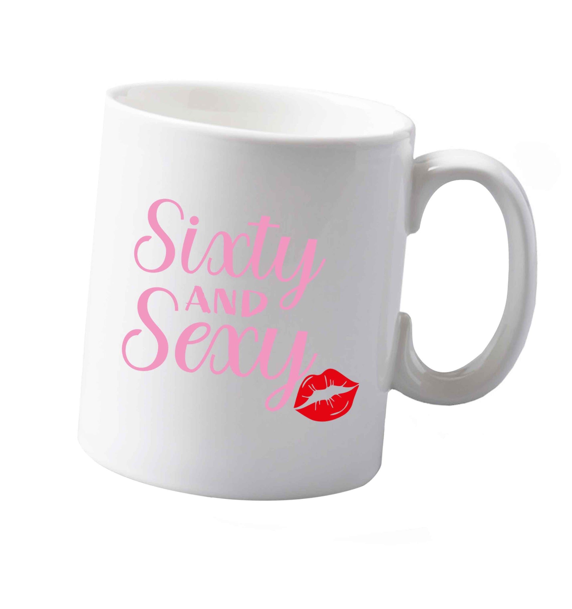 10 oz Sixty and sexy ceramic mug both sides