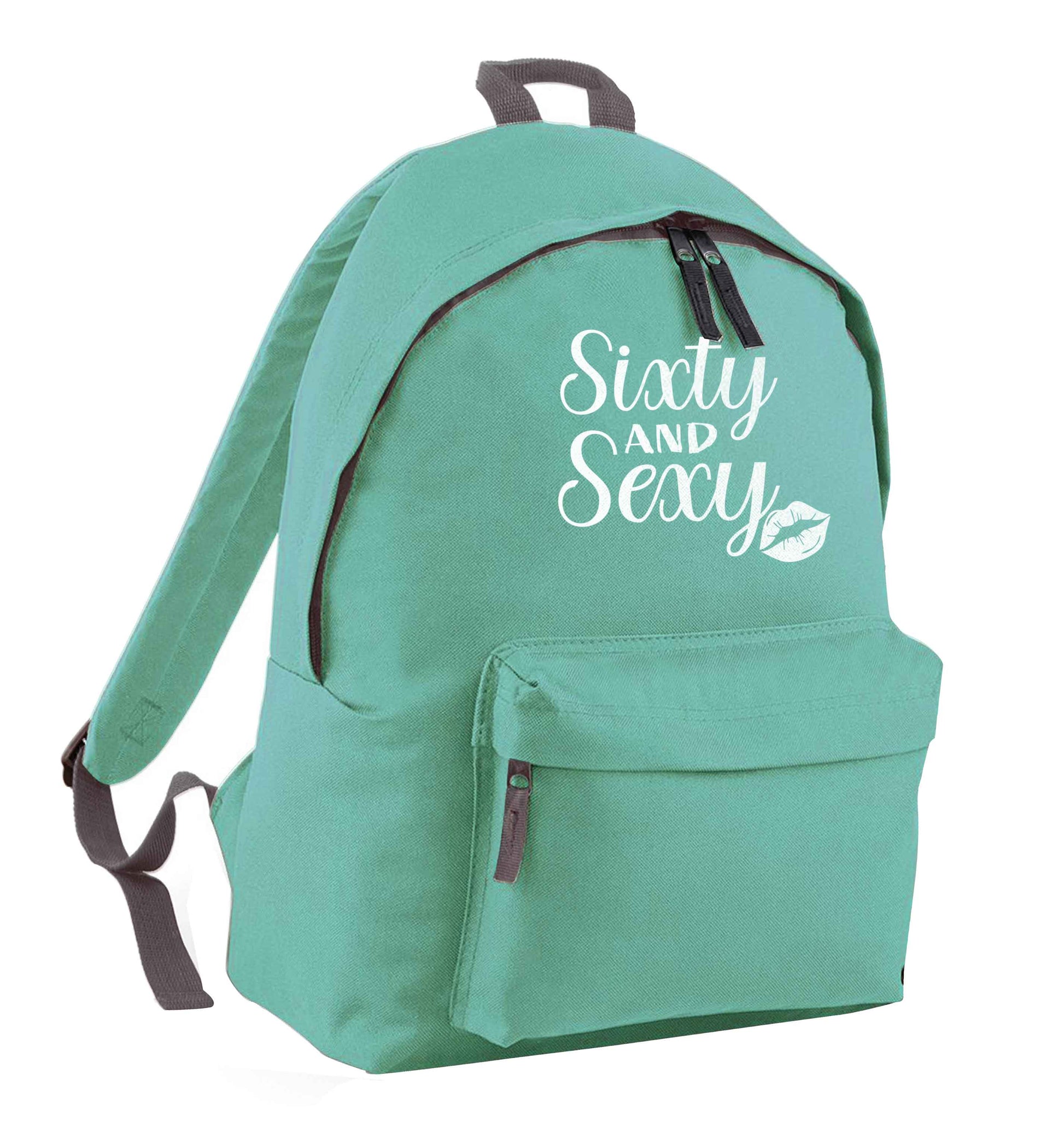 Sixty and sexy mint adults backpack