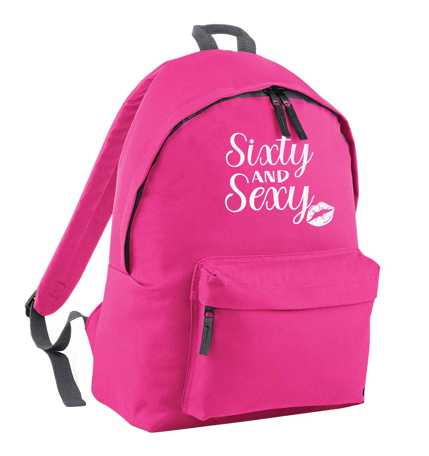 Sixty and sexy pink adults backpack