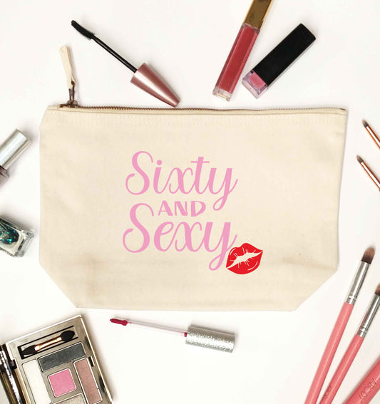 Sixty and sexy natural makeup bag