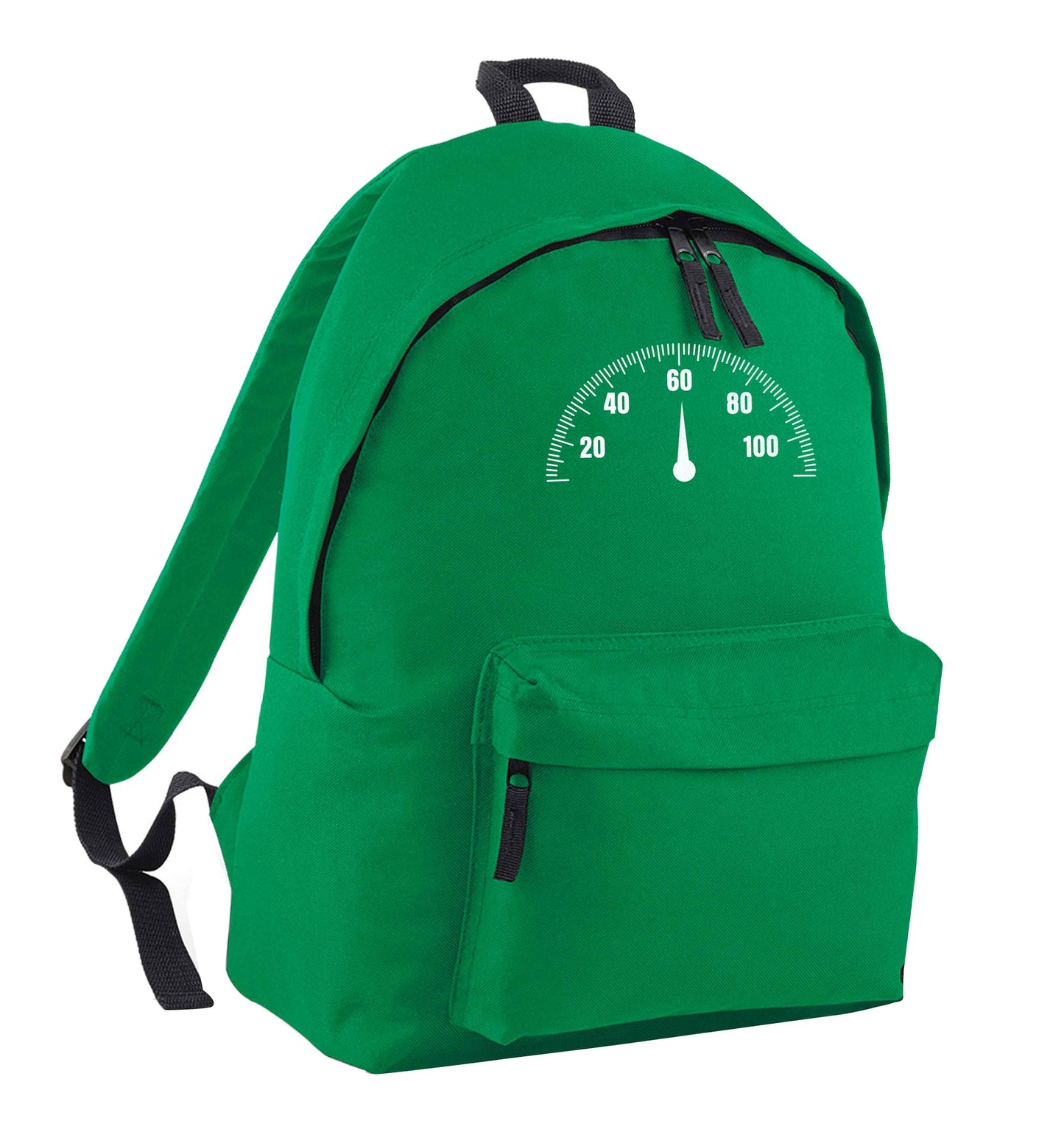 60th Birthday speedial green adults backpack