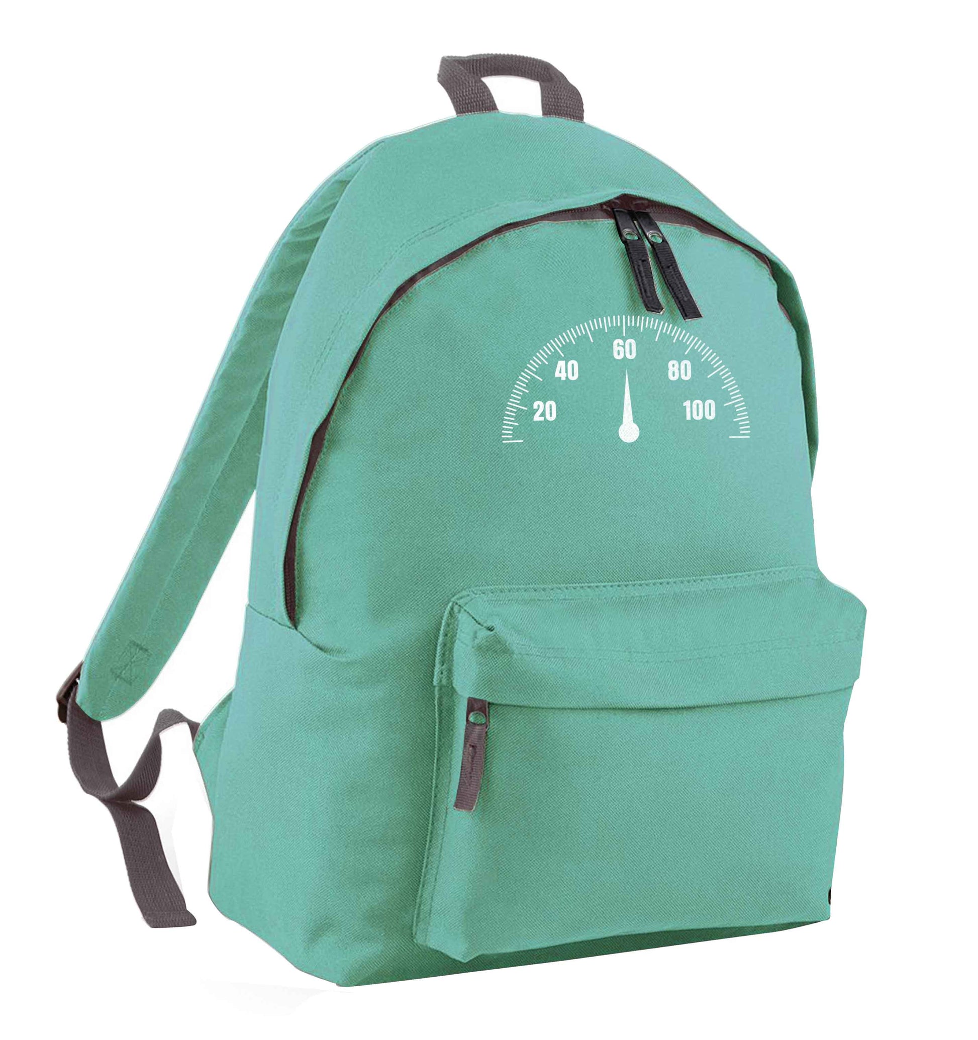 60th Birthday speedial mint adults backpack