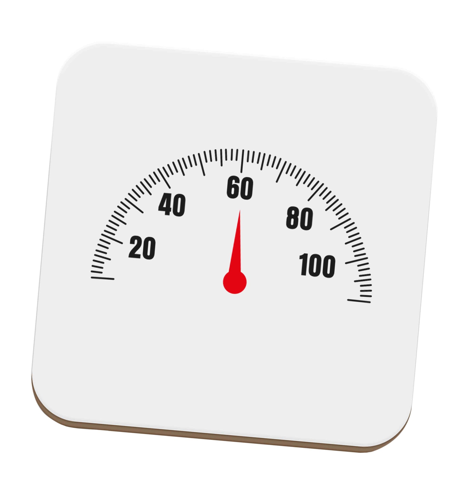 60th Birthday speedial set of four coasters