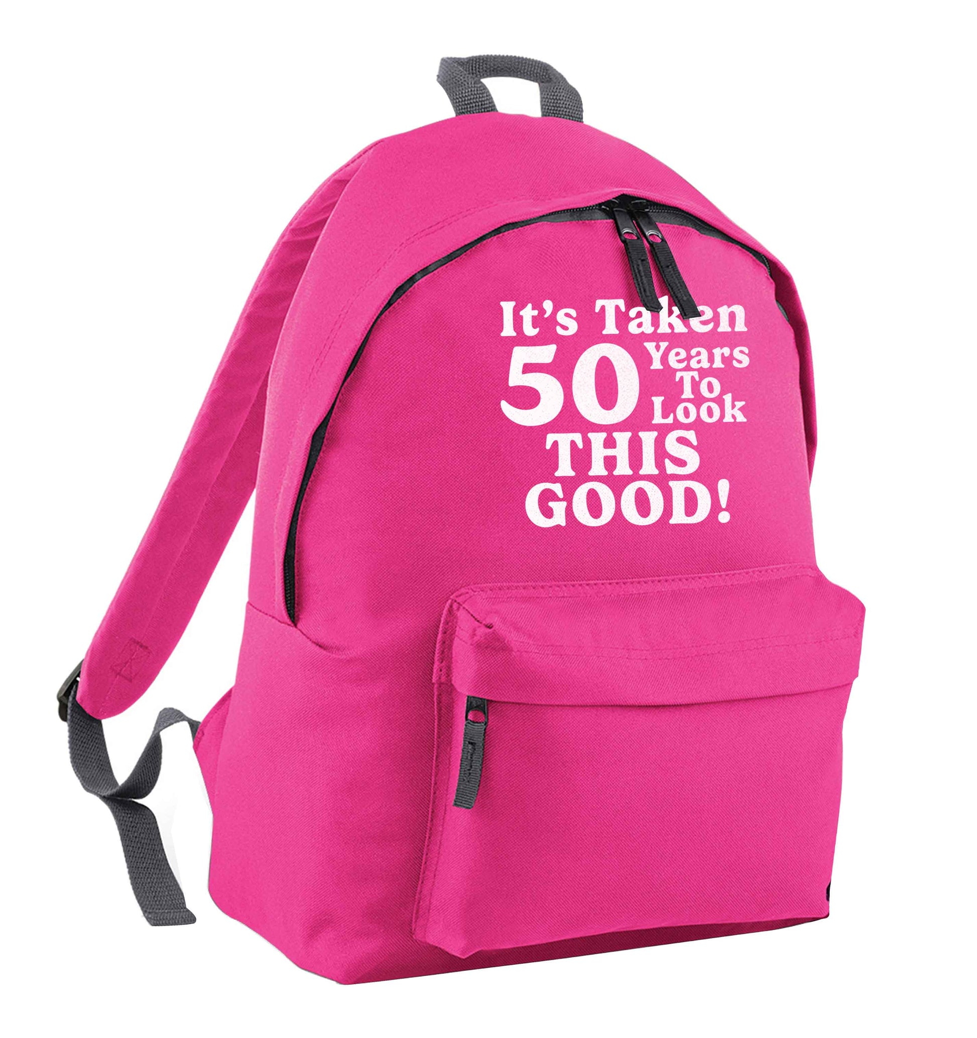 It's taken 50 years to look this good! pink adults backpack
