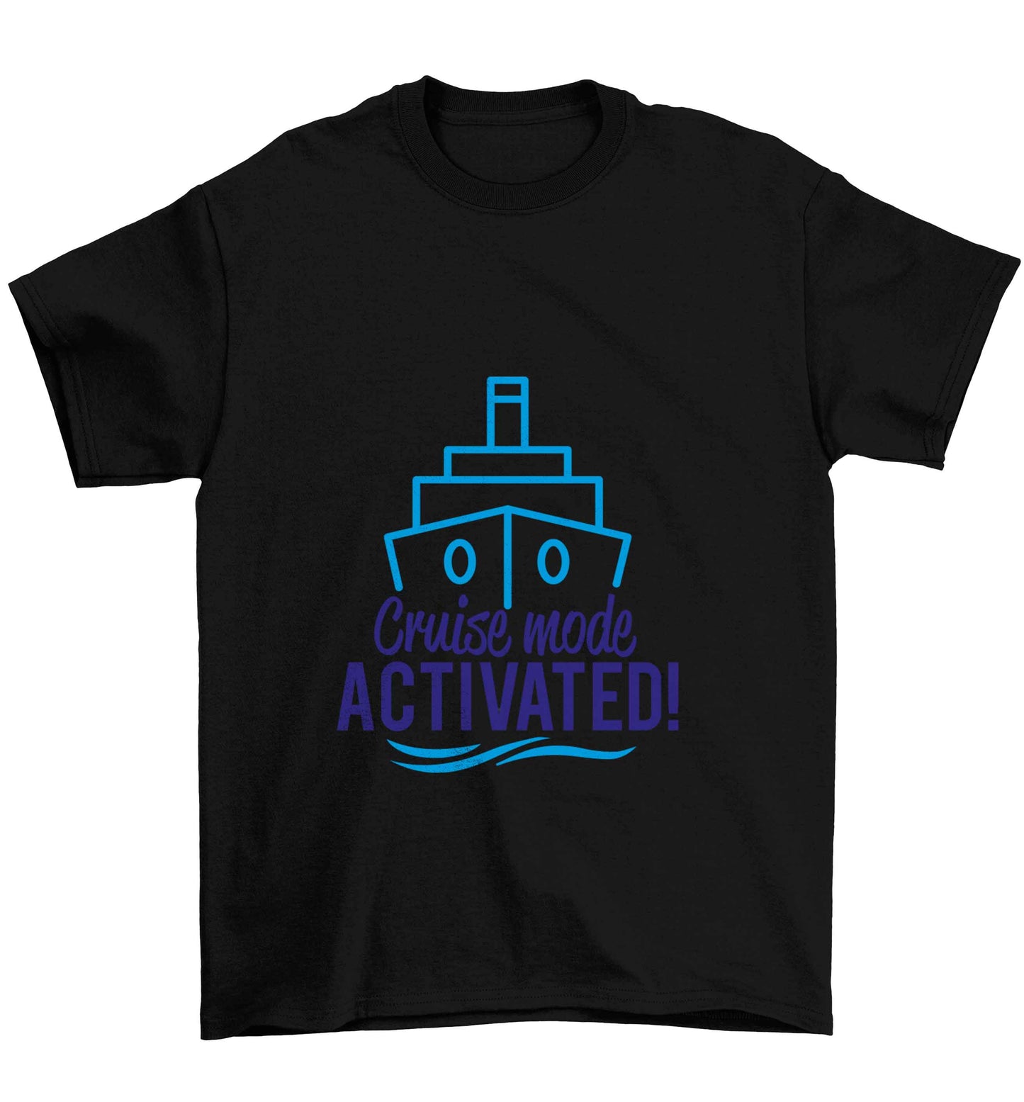 Cruise mode activated Children's black Tshirt 12-13 Years