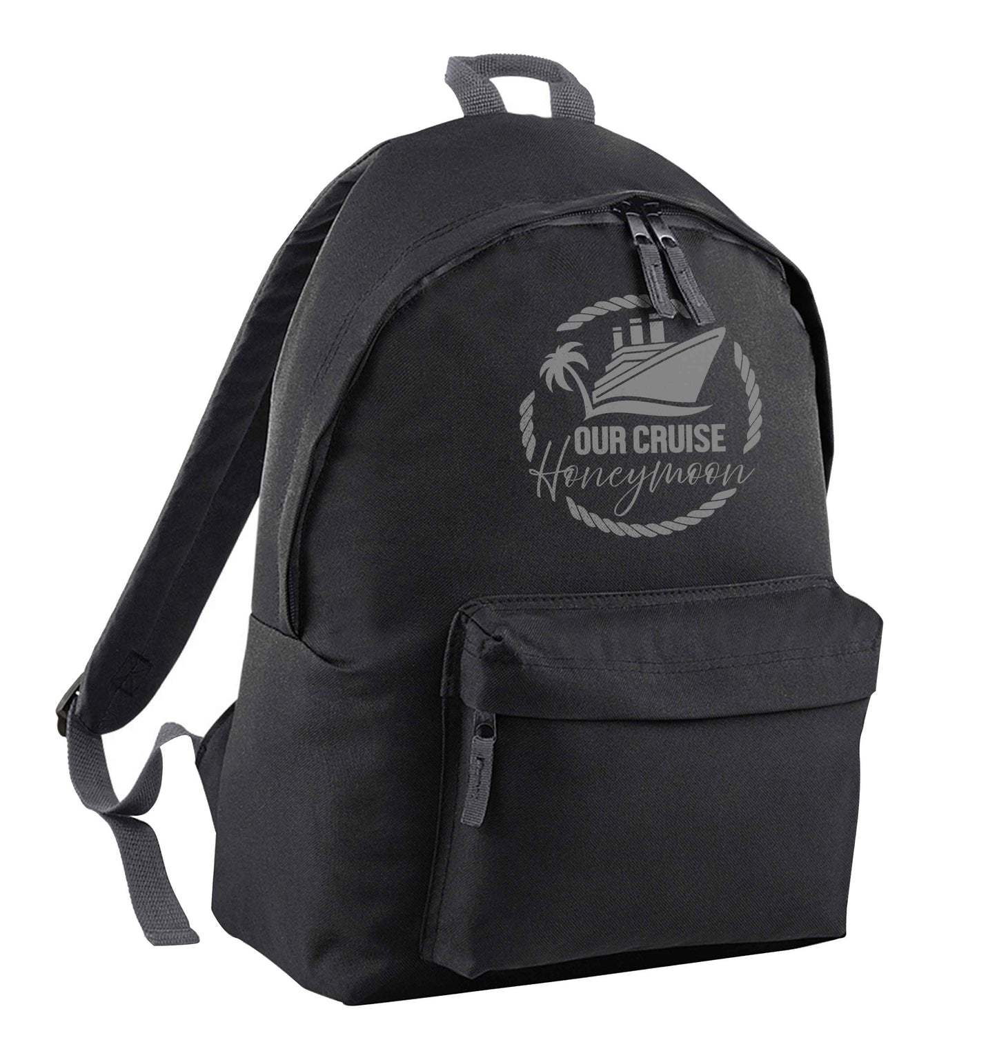 Our cruise honeymoon black adults backpack