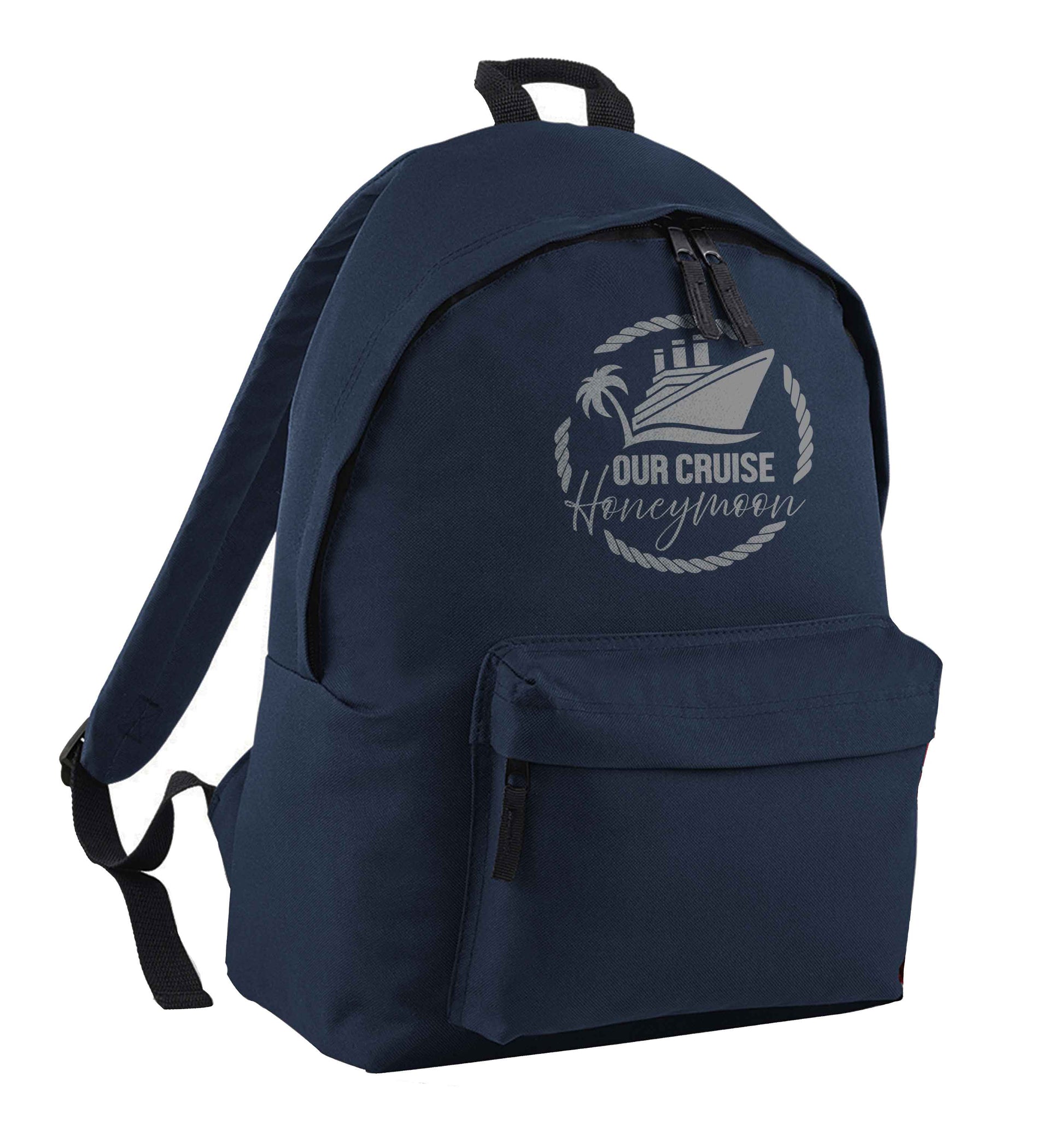 Our cruise honeymoon navy adults backpack