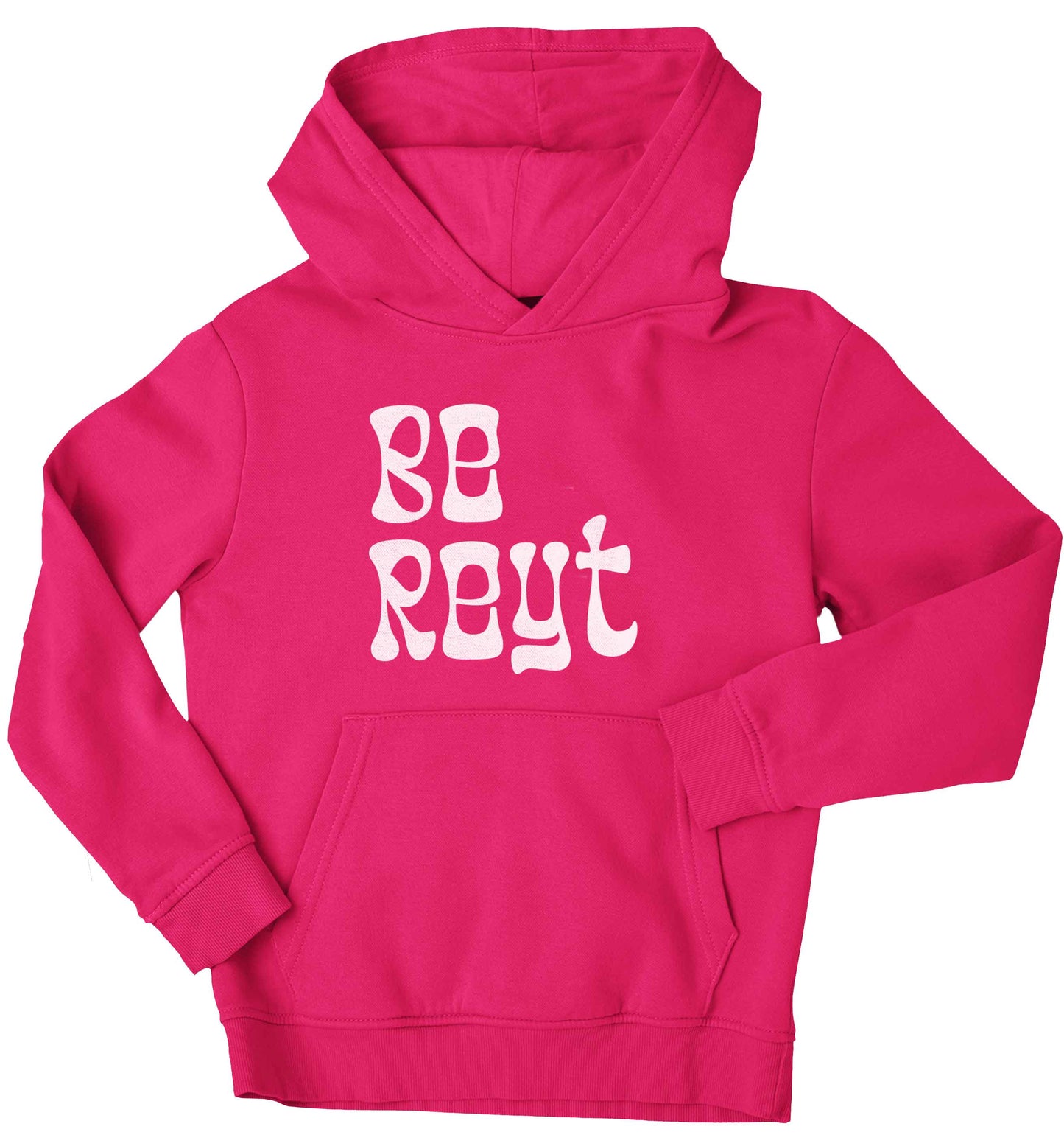 Be reyt children's pink hoodie 12-13 Years