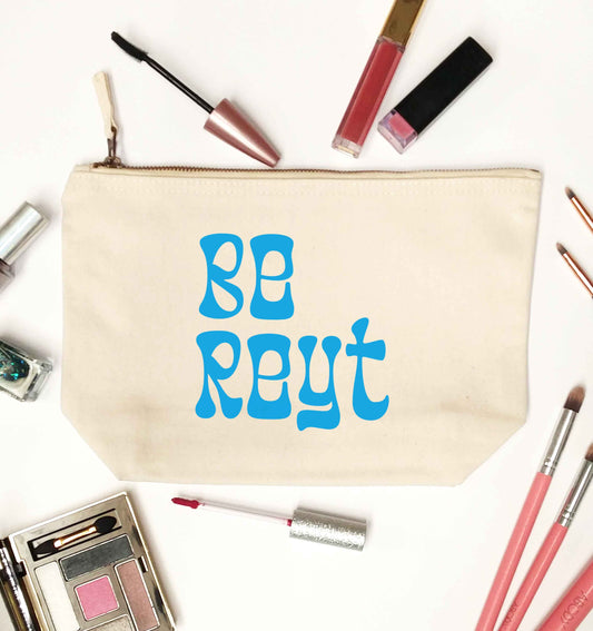 Be reyt natural makeup bag