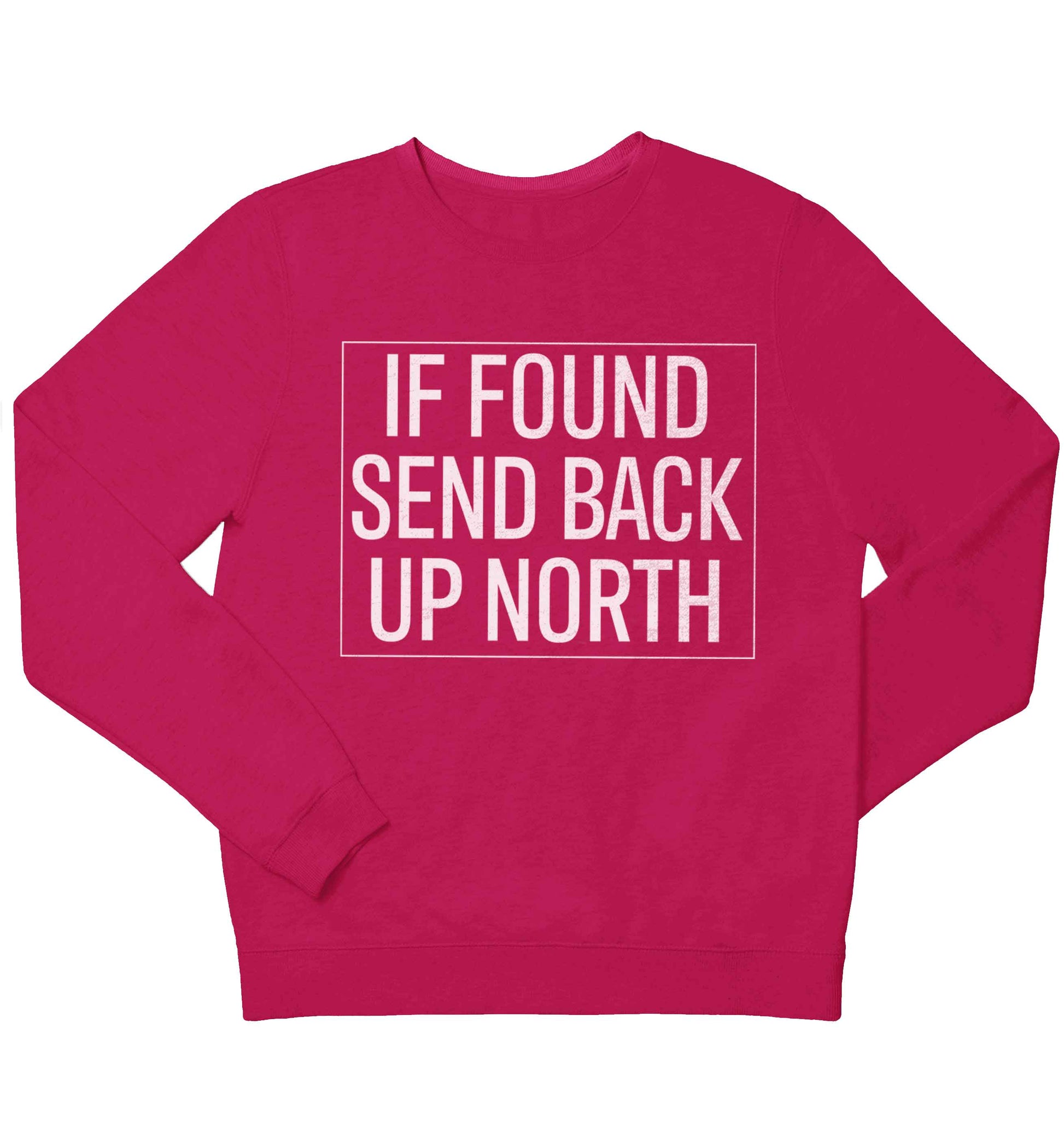 If found send back up North children's pink sweater 12-13 Years