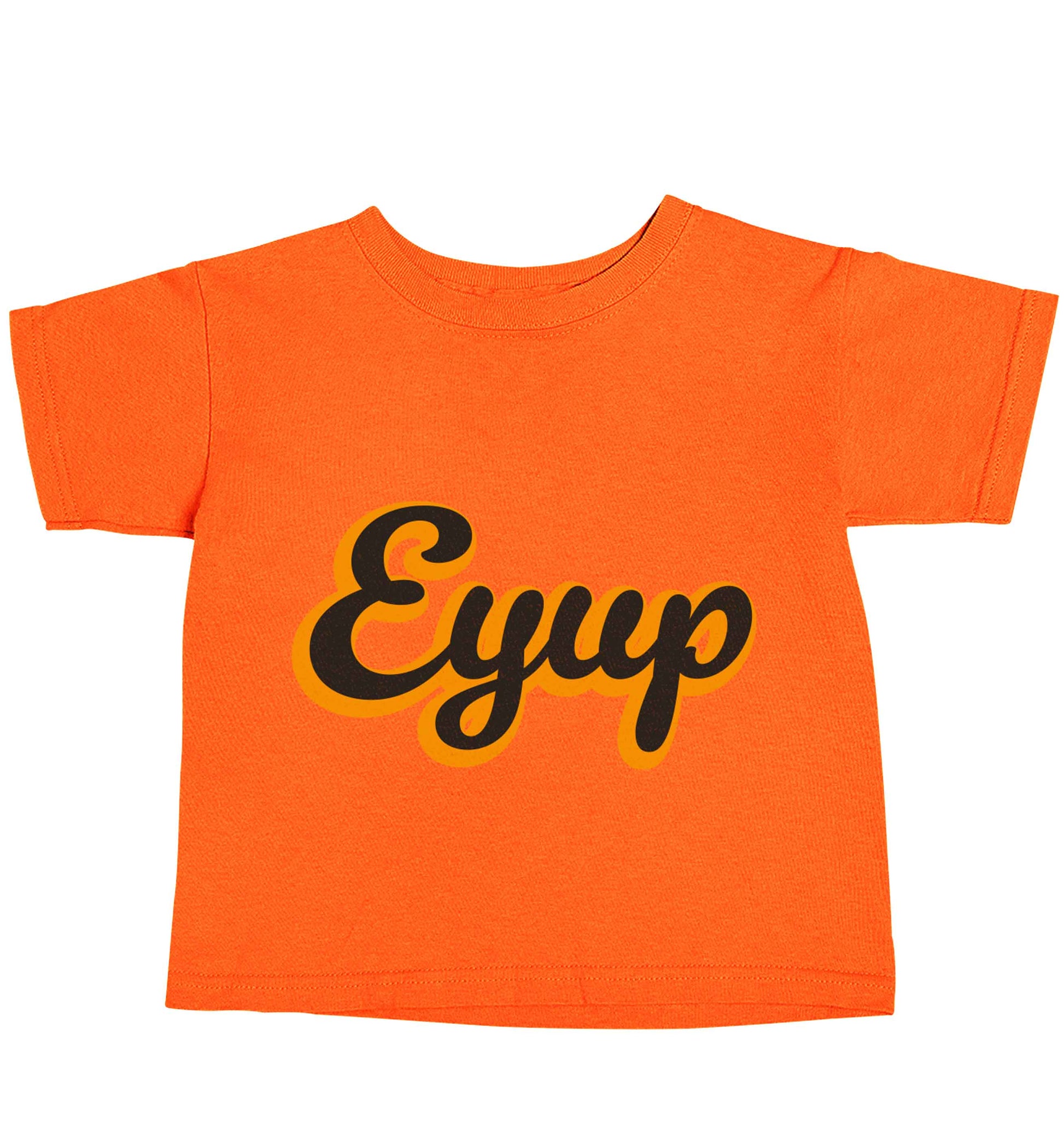 Eyup orange baby toddler Tshirt 2 Years