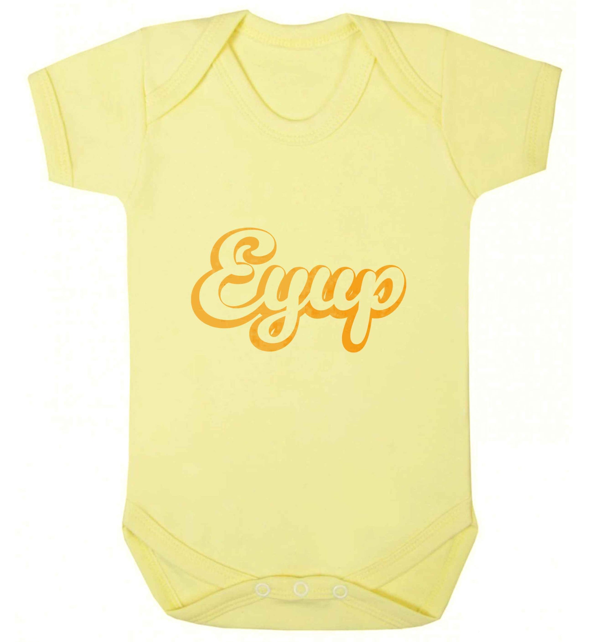 Eyup baby vest pale yellow 18-24 months