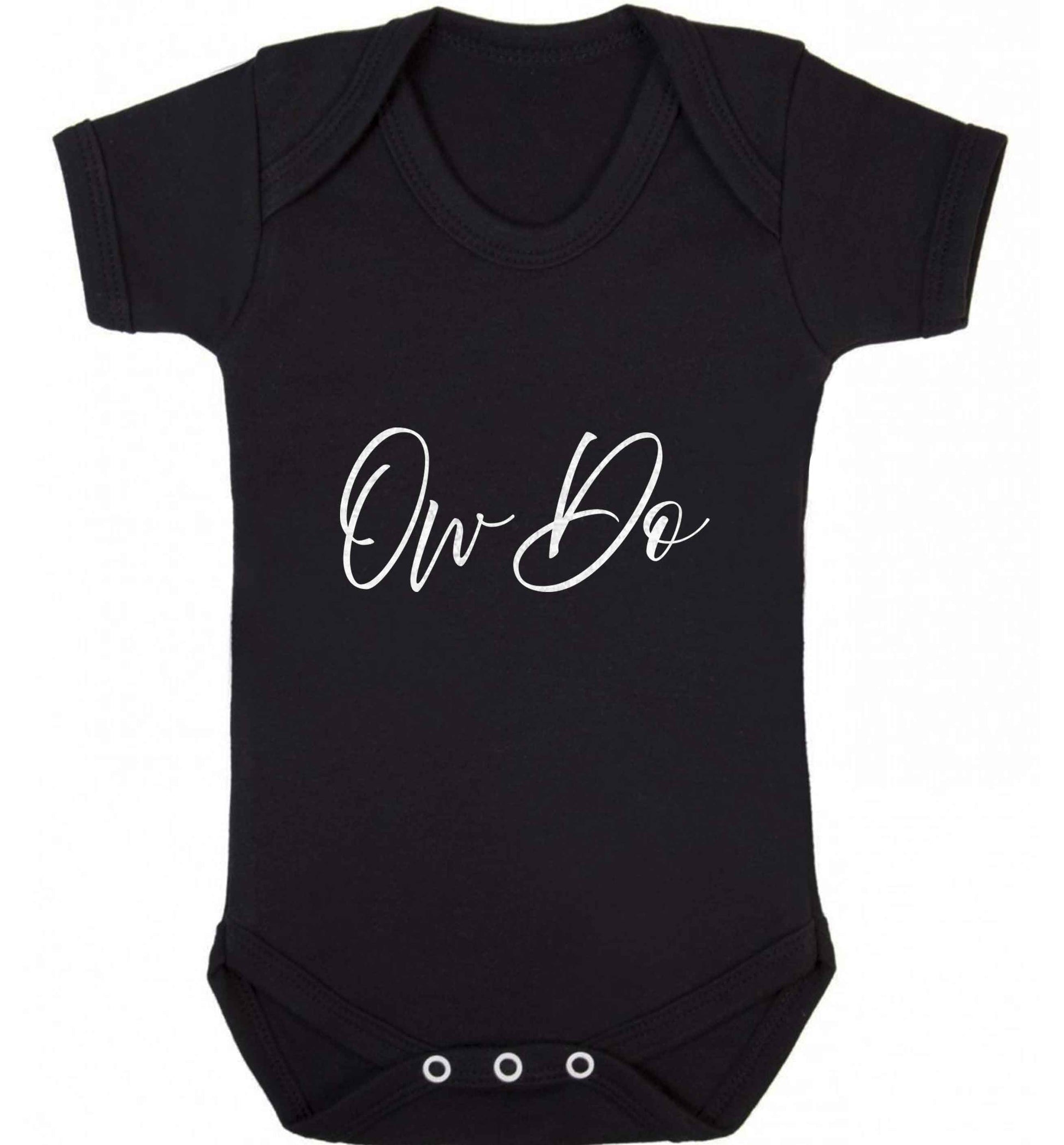 Ow do baby vest black 18-24 months