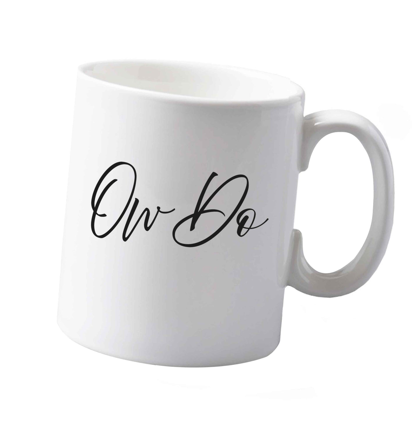 10 oz Ow do ceramic mug both sides
