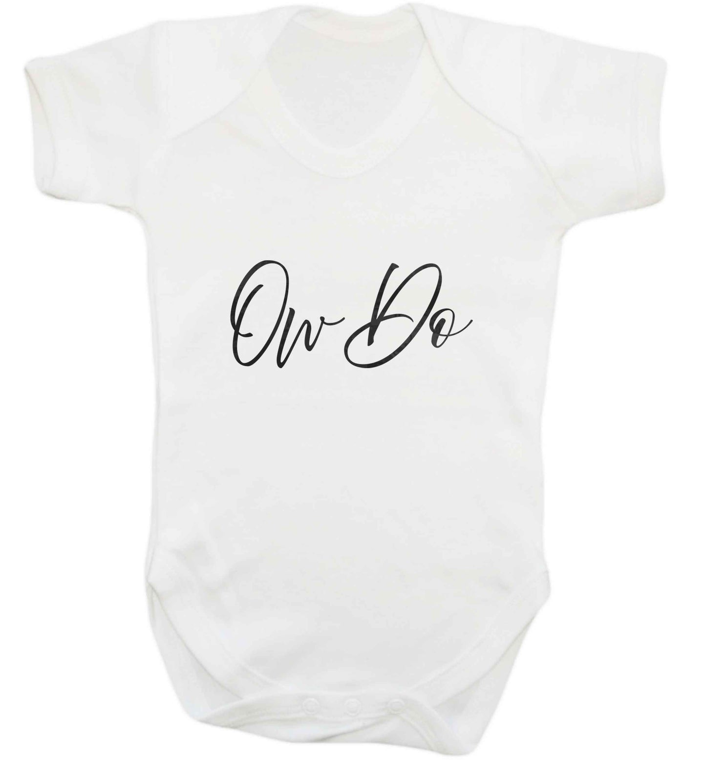 Ow do baby vest white 18-24 months