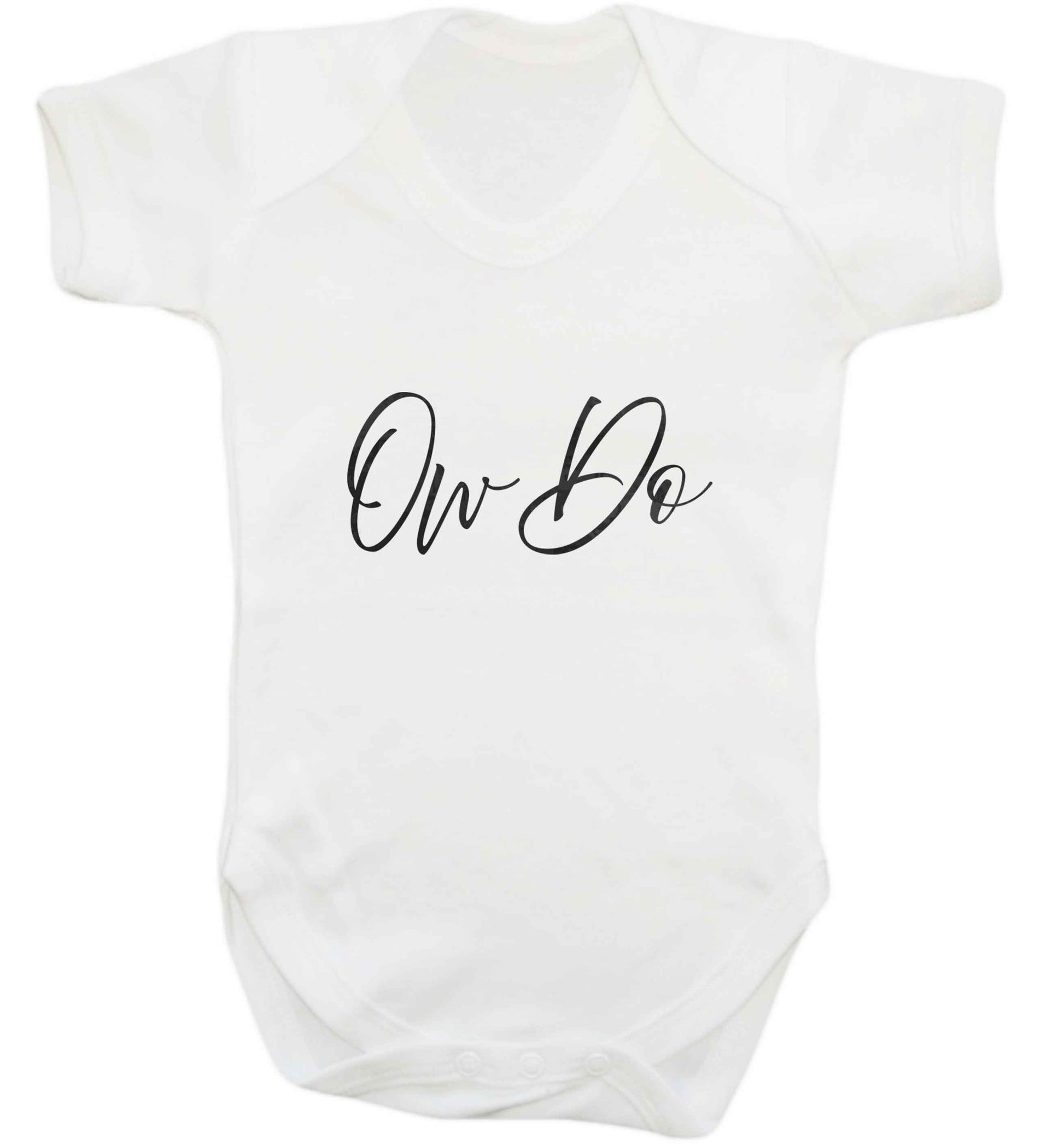 Ow do baby vest white 18-24 months