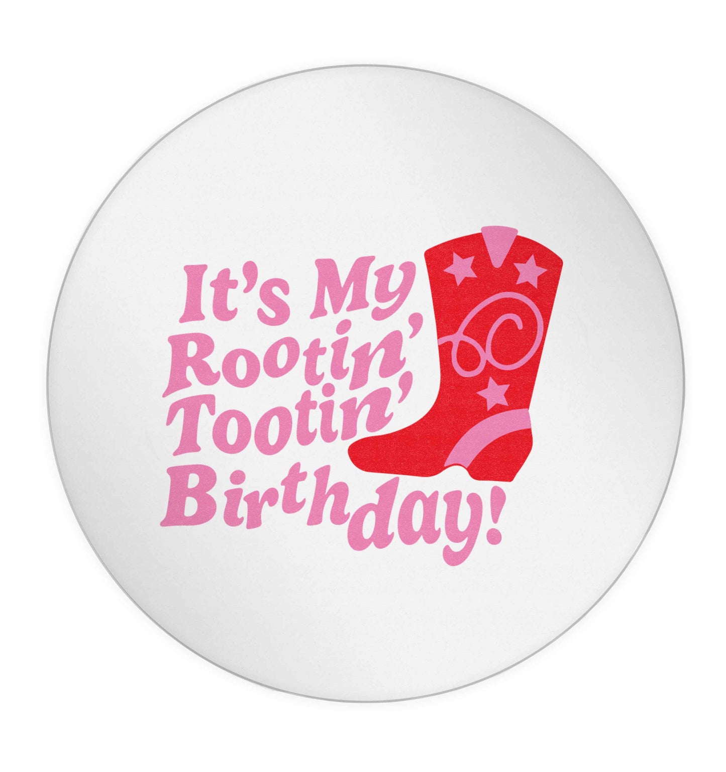 It's my rootin' tootin' birthday! 24 @ 45mm matt circle stickers