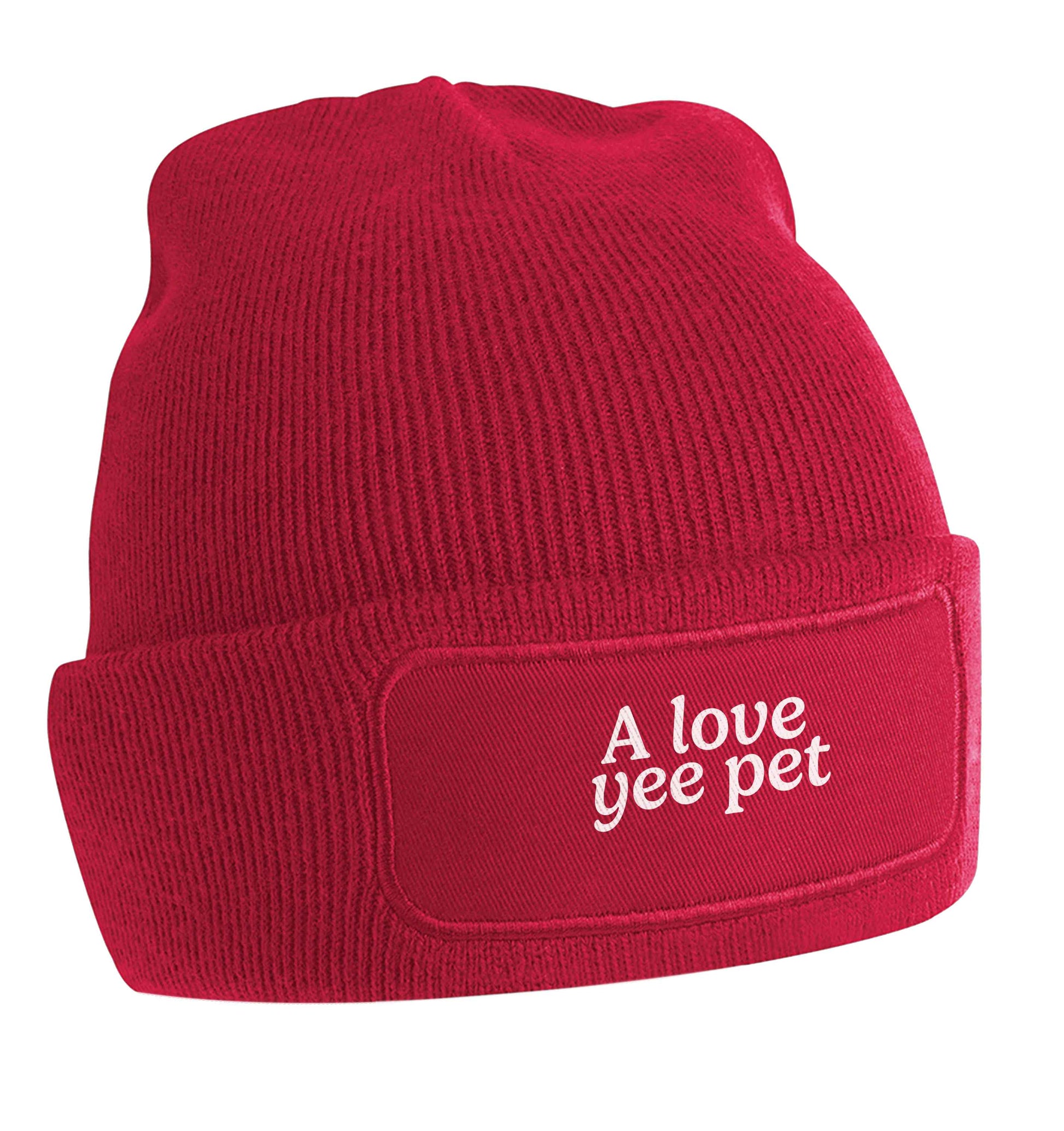 A love yee pet beanie hat