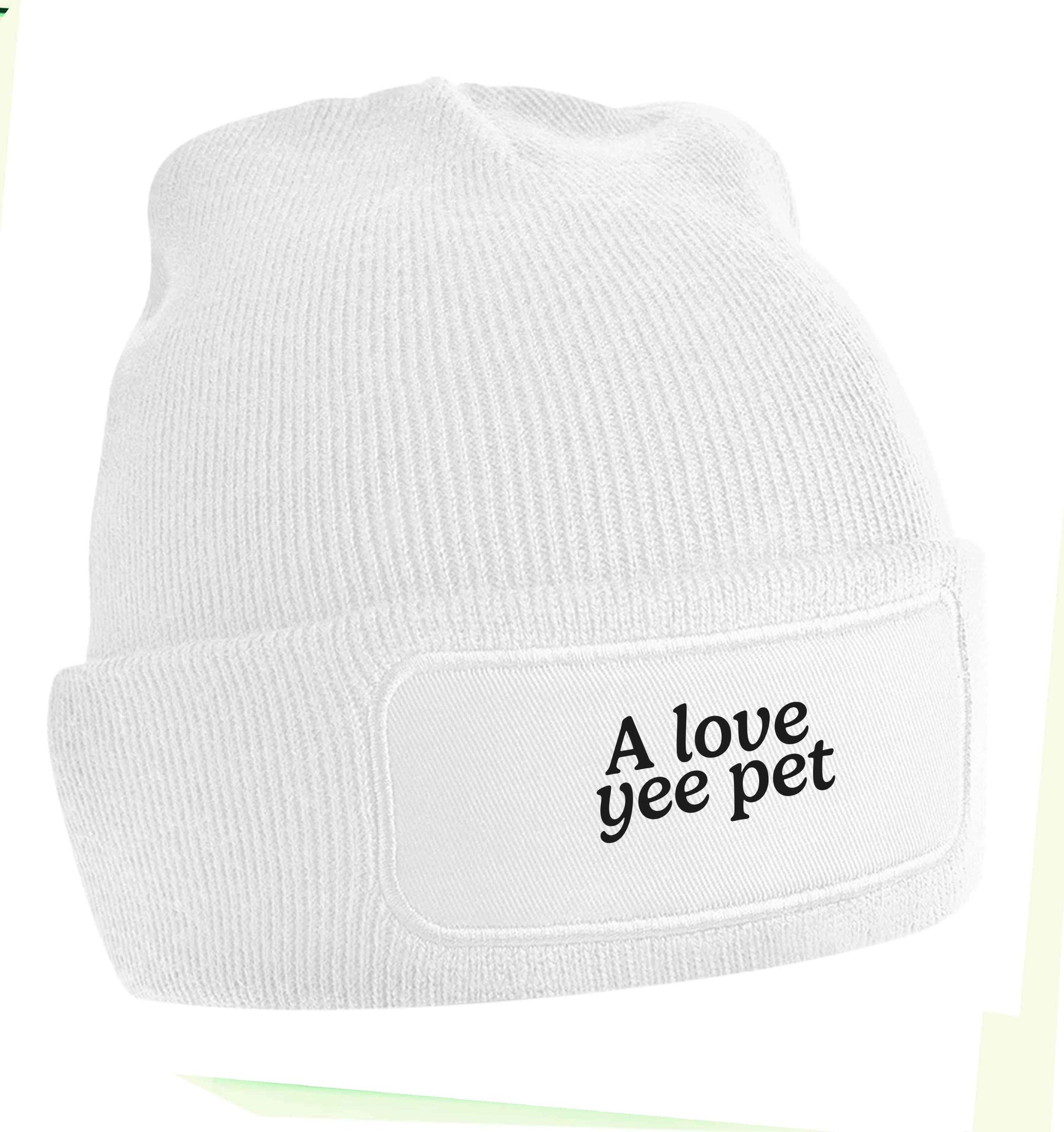 A love yee pet beanie hat