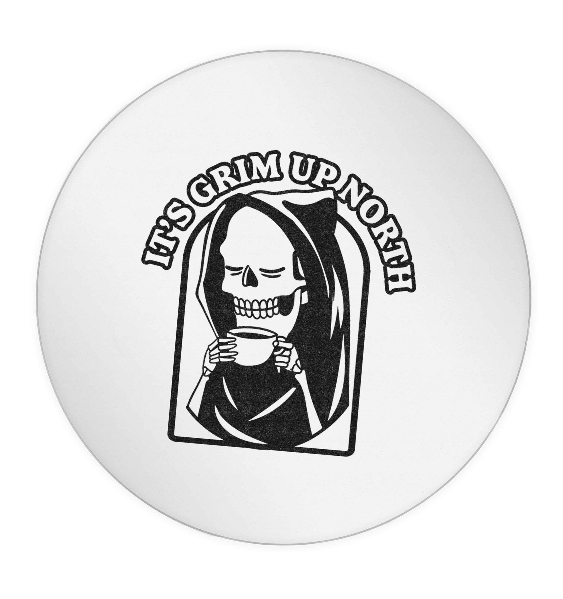 It's grim up North 24 @ 45mm matt circle stickers