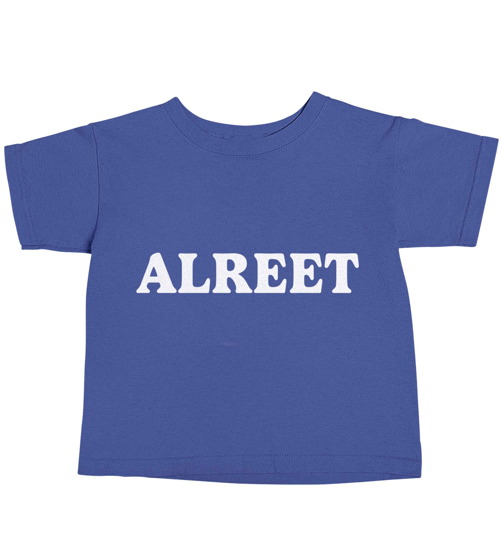 Alreet blue baby toddler Tshirt 2 Years