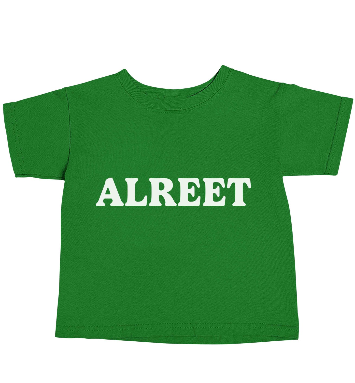 Alreet green baby toddler Tshirt 2 Years