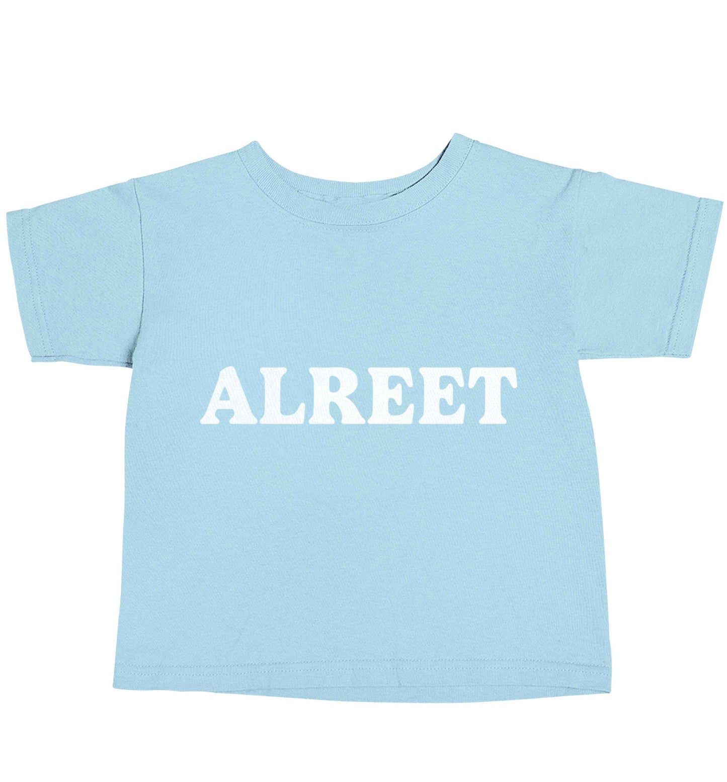 Alreet light blue baby toddler Tshirt 2 Years