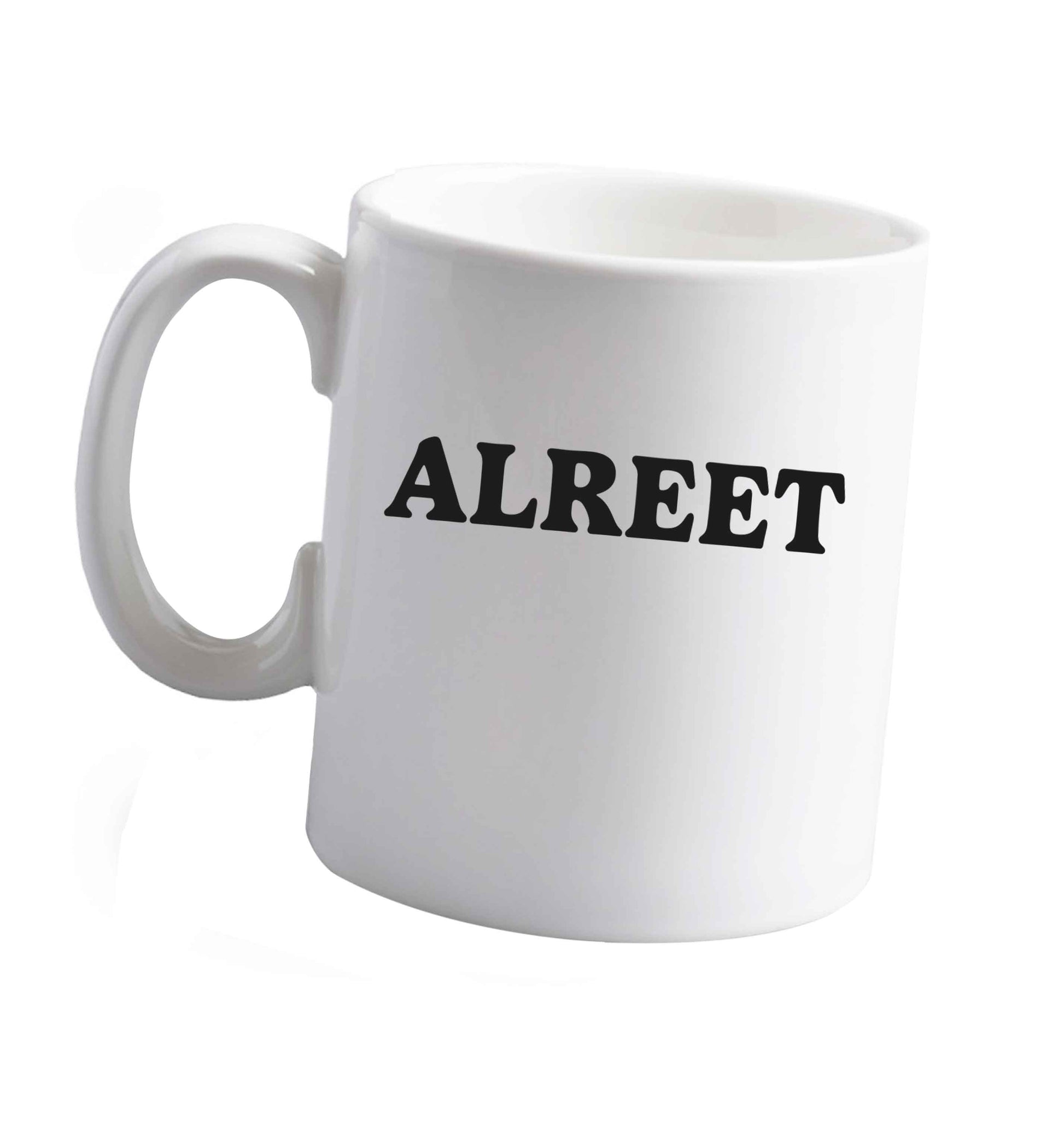 10 oz Alreet ceramic mug right handed
