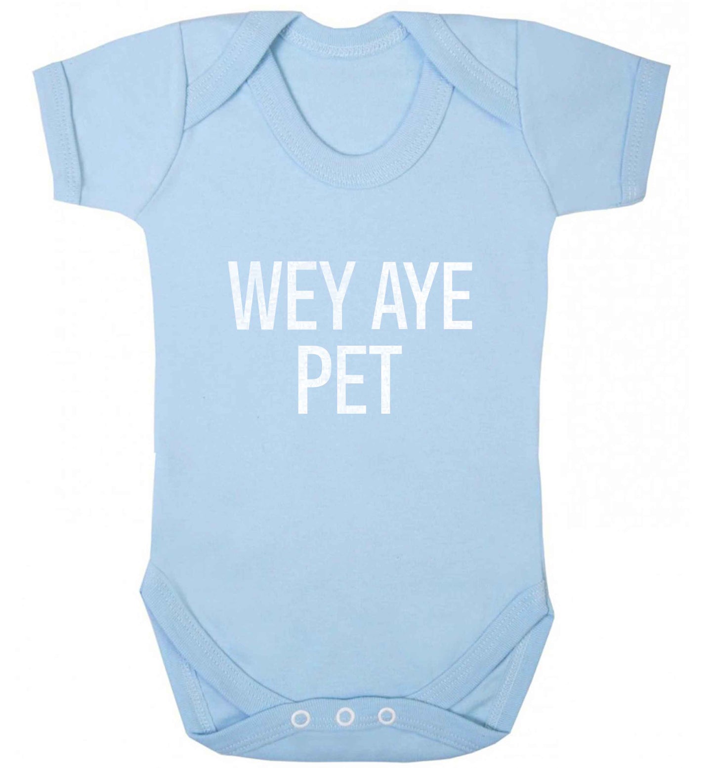 Wey Aye Pet baby vest pale blue 18-24 months