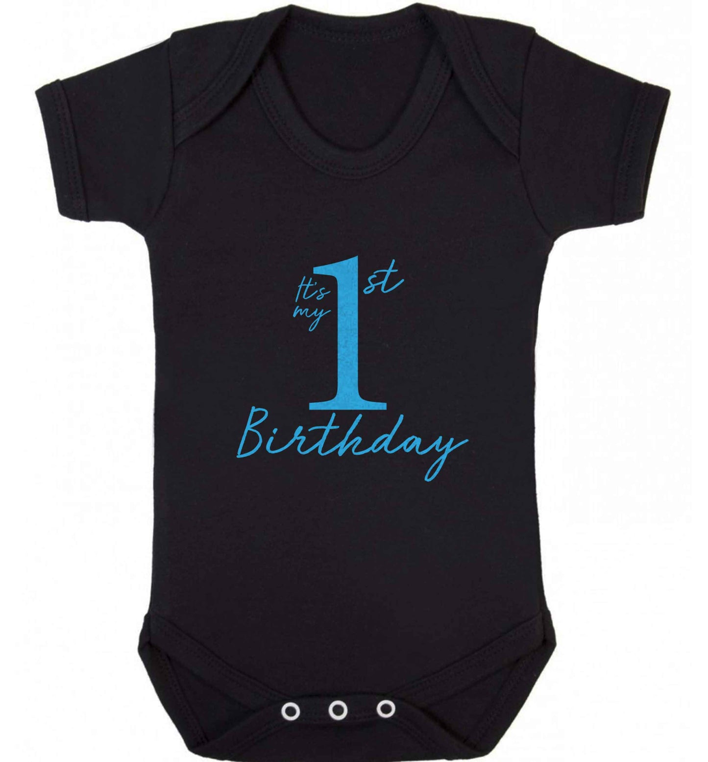 It's my first birthday baby vest black 18-24 months