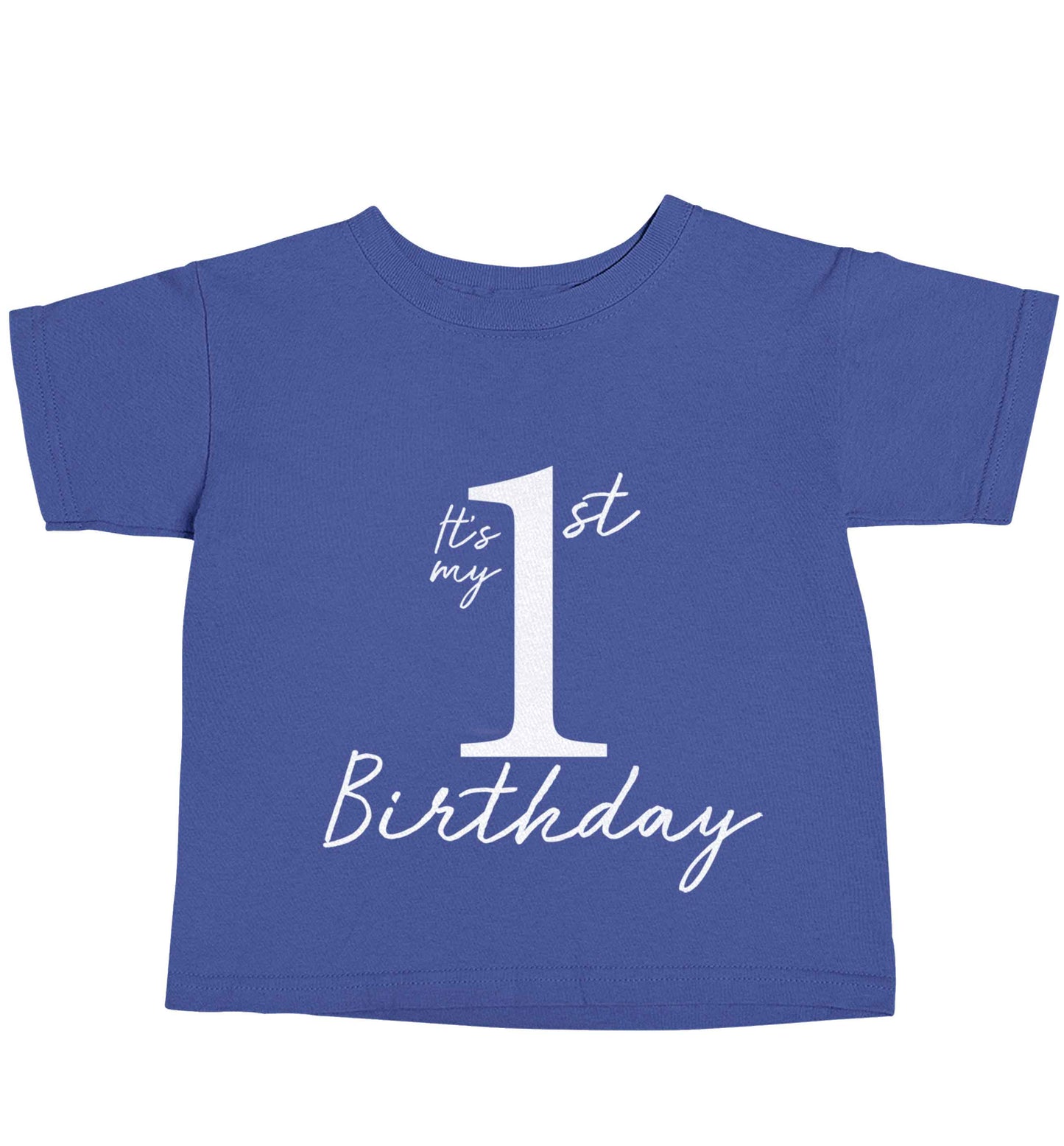 It's my first birthday blue baby toddler Tshirt 2 Years
