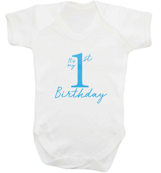 It's my first birthday baby vest white 18-24 months