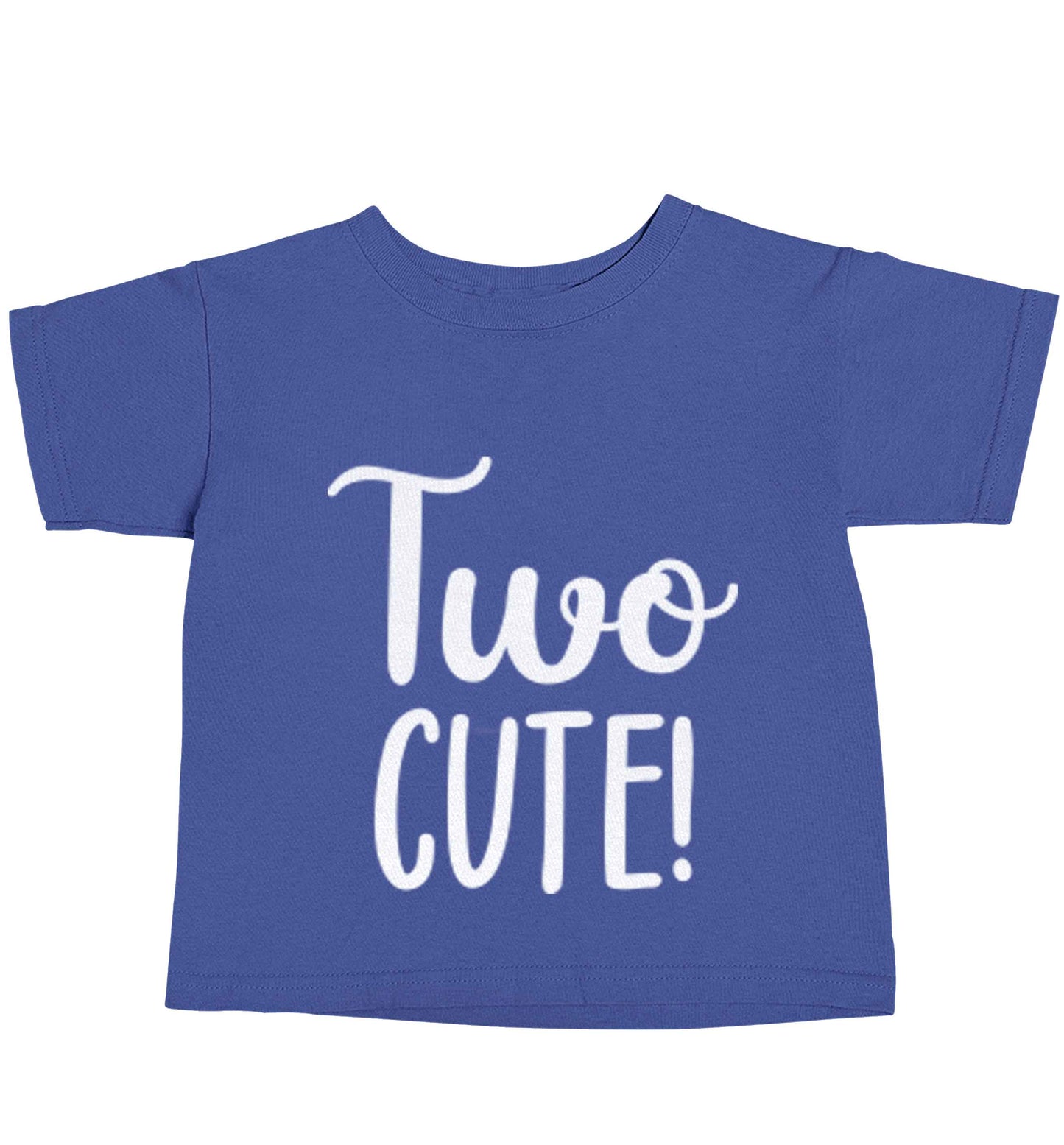Two cute blue baby toddler Tshirt 2 Years