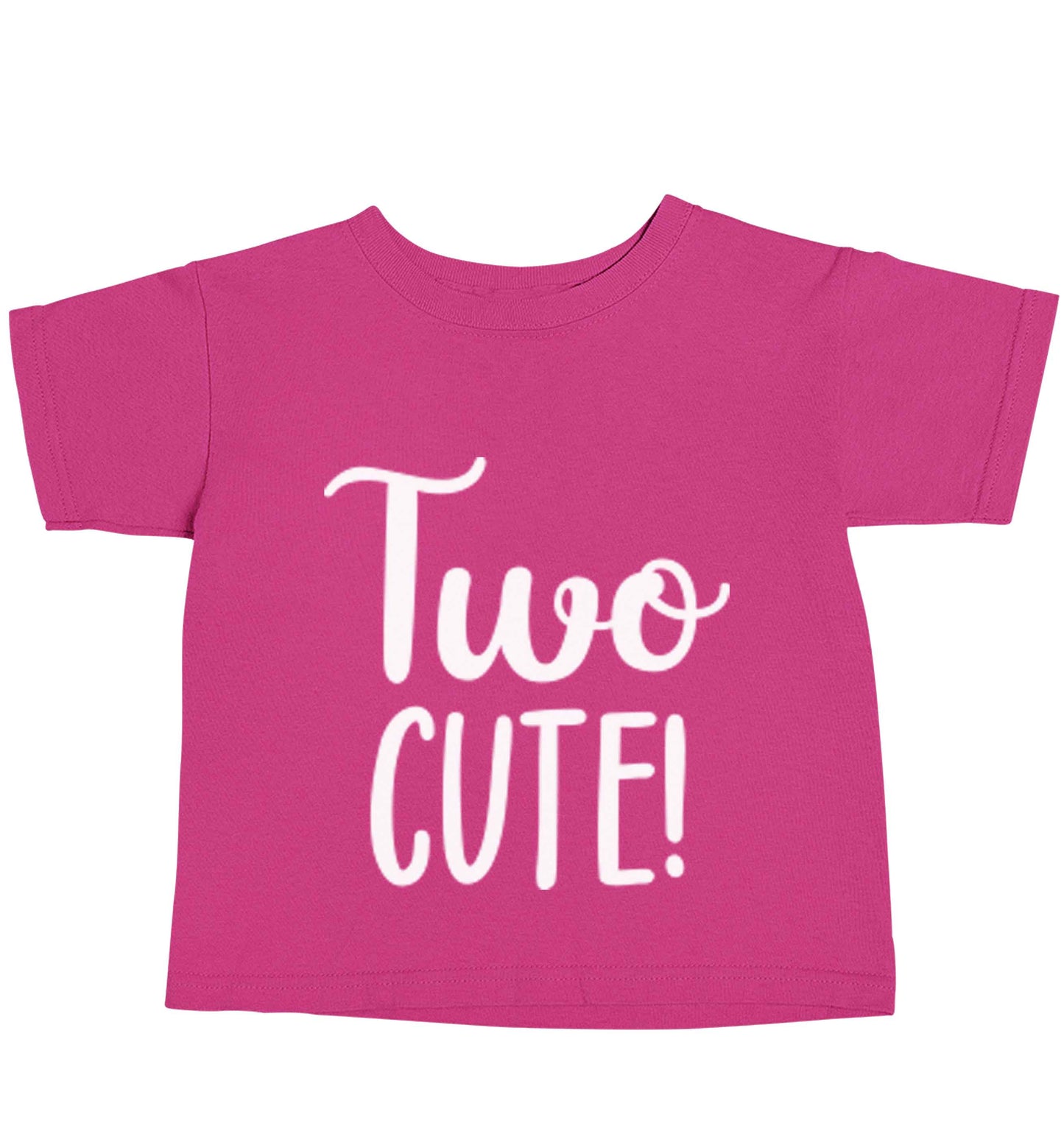 Two cute pink baby toddler Tshirt 2 Years