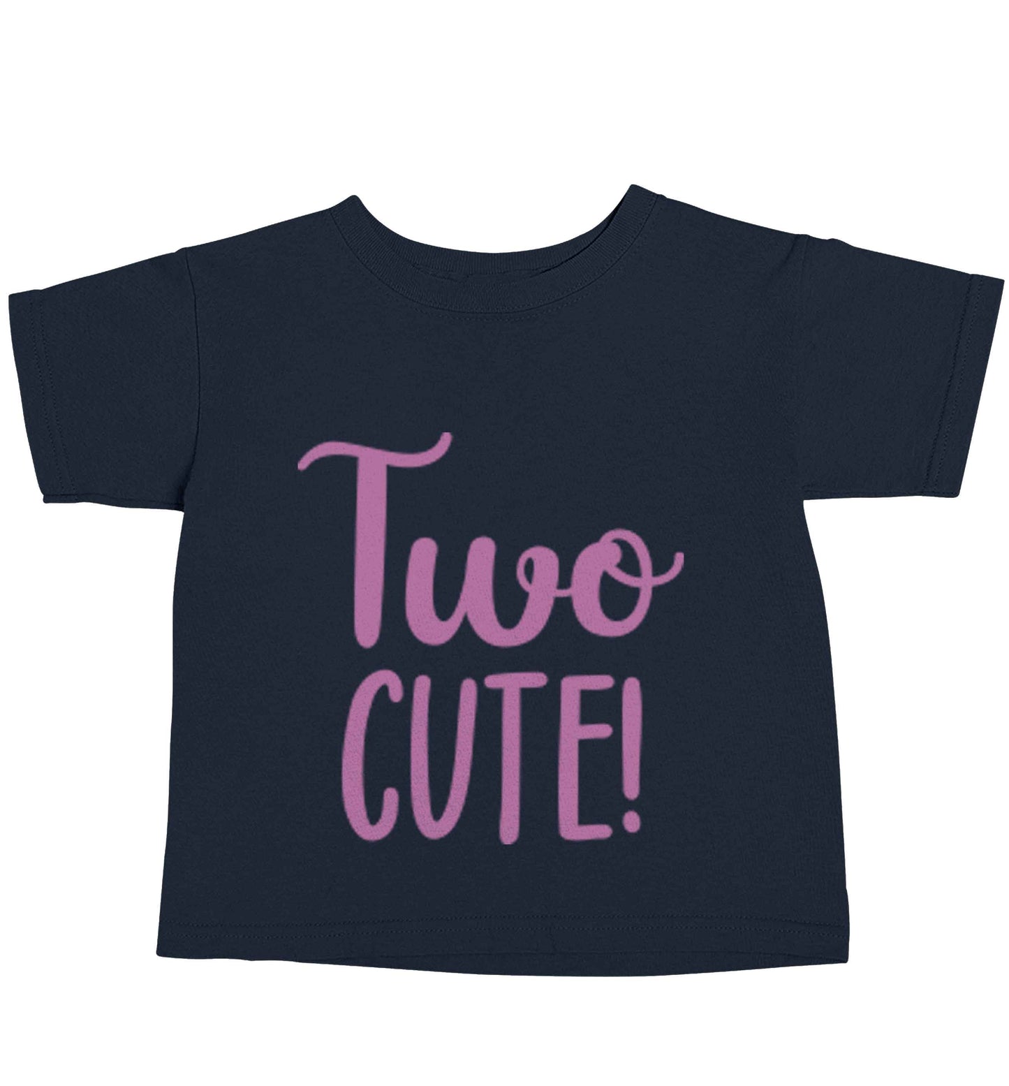 Two cute navy baby toddler Tshirt 2 Years