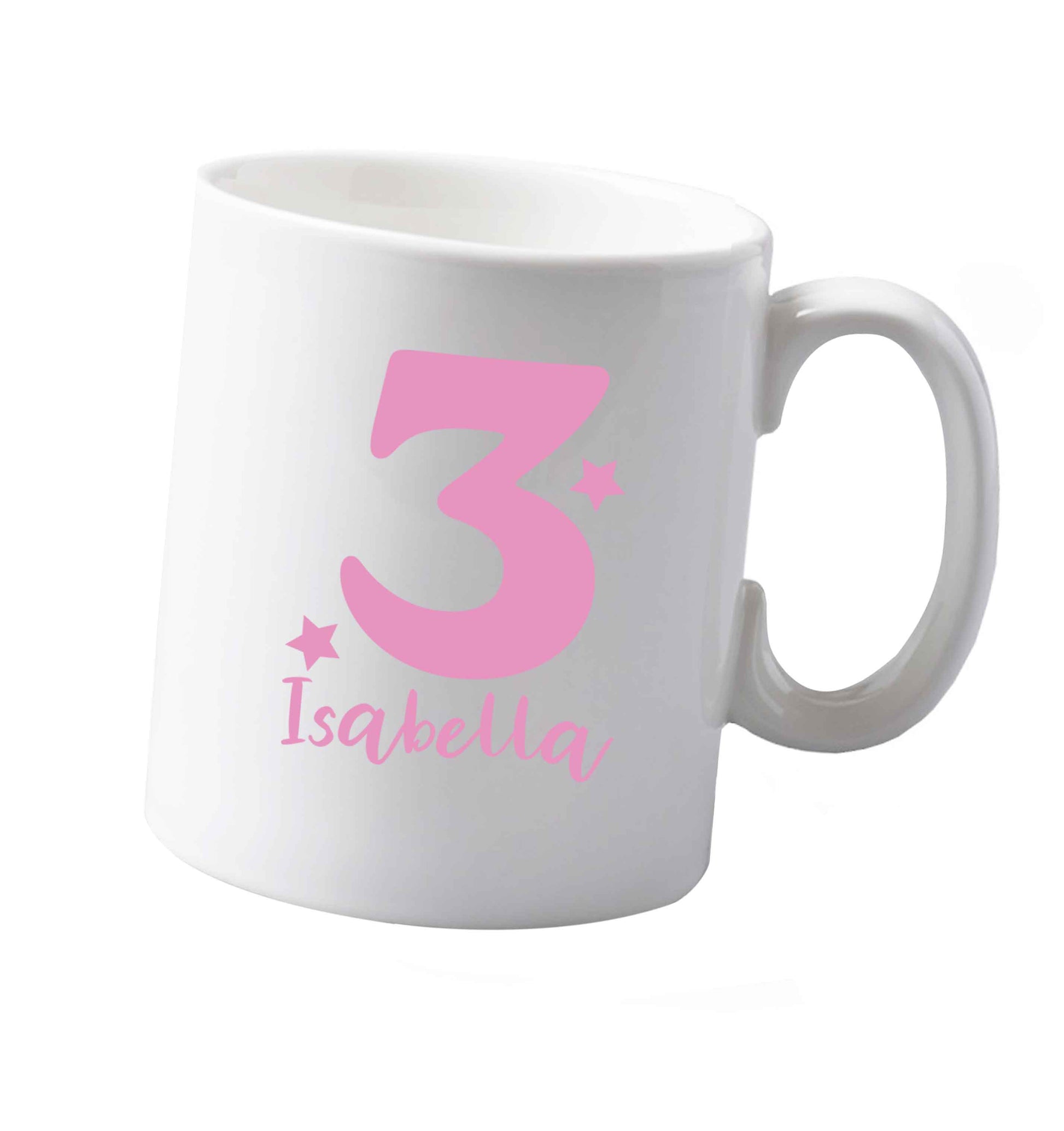 10 oz Any age, any name personalised birthday ceramic mug both sides