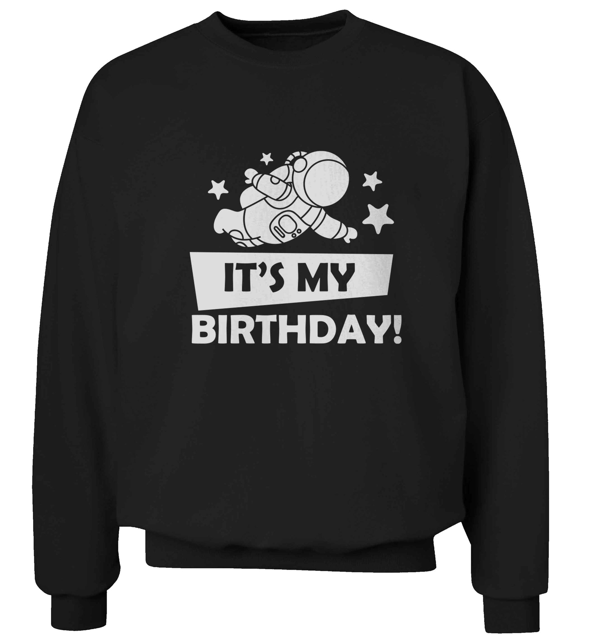 It's my birthday adult's unisex black sweater 2XL