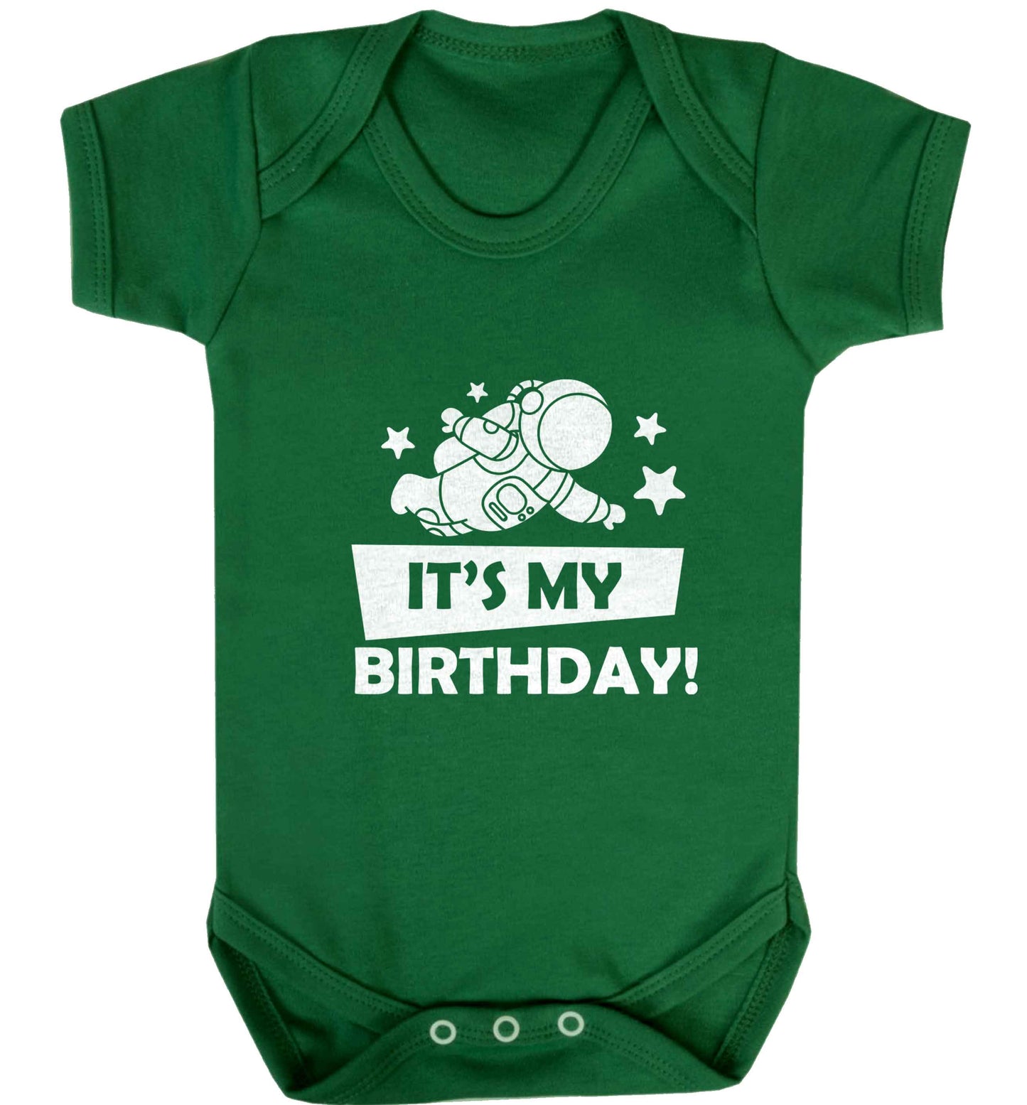It's my birthday baby vest green 18-24 months