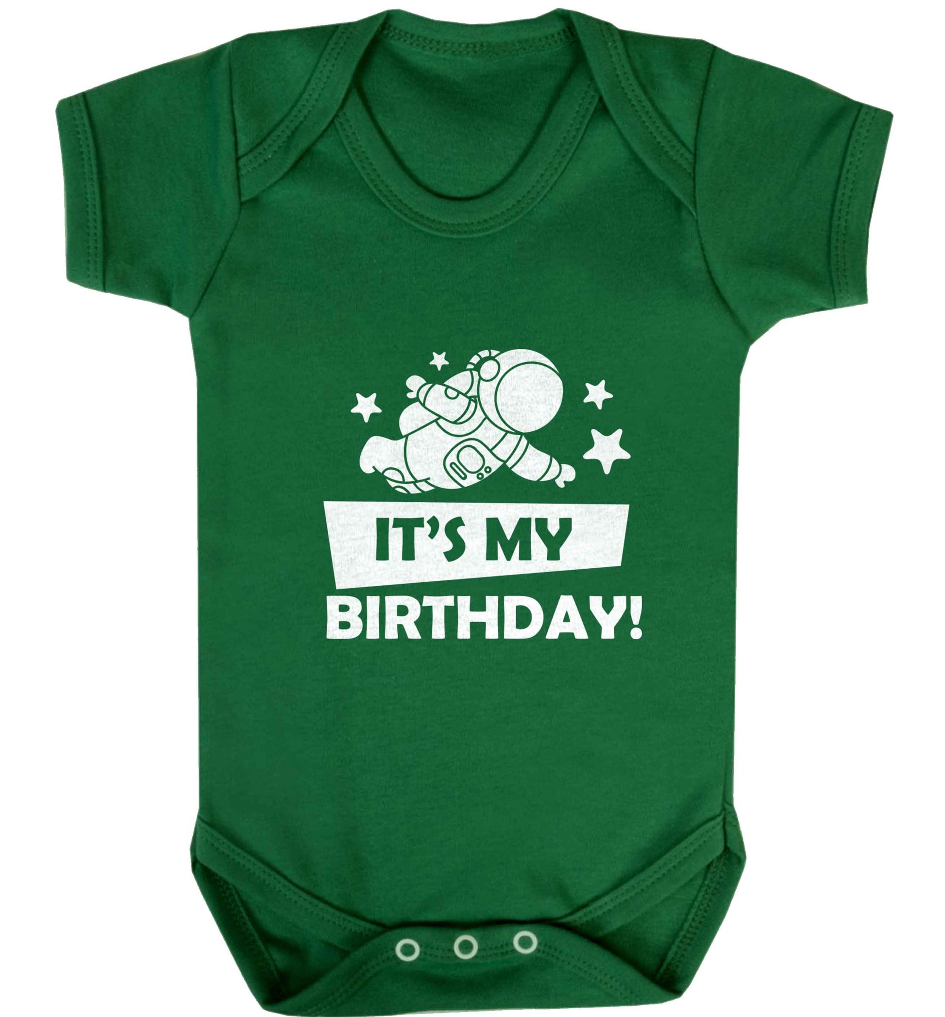 It's my birthday baby vest green 18-24 months