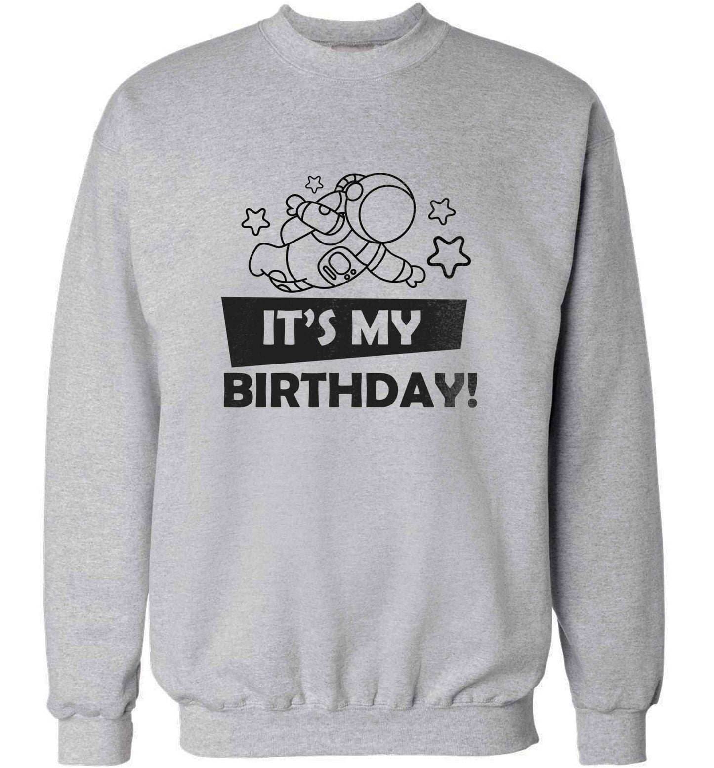 It's my birthday adult's unisex grey sweater 2XL