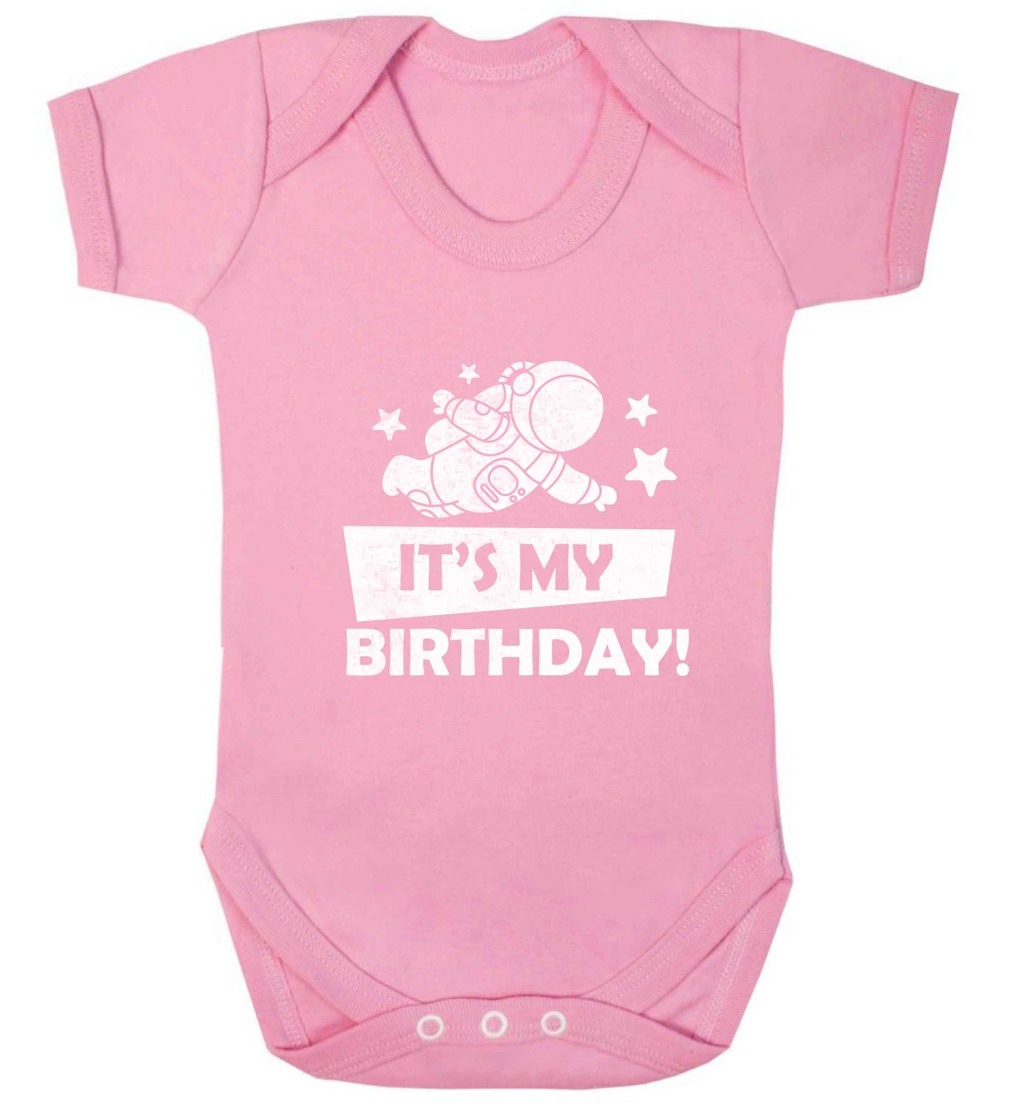 It's my birthday baby vest pale pink 18-24 months