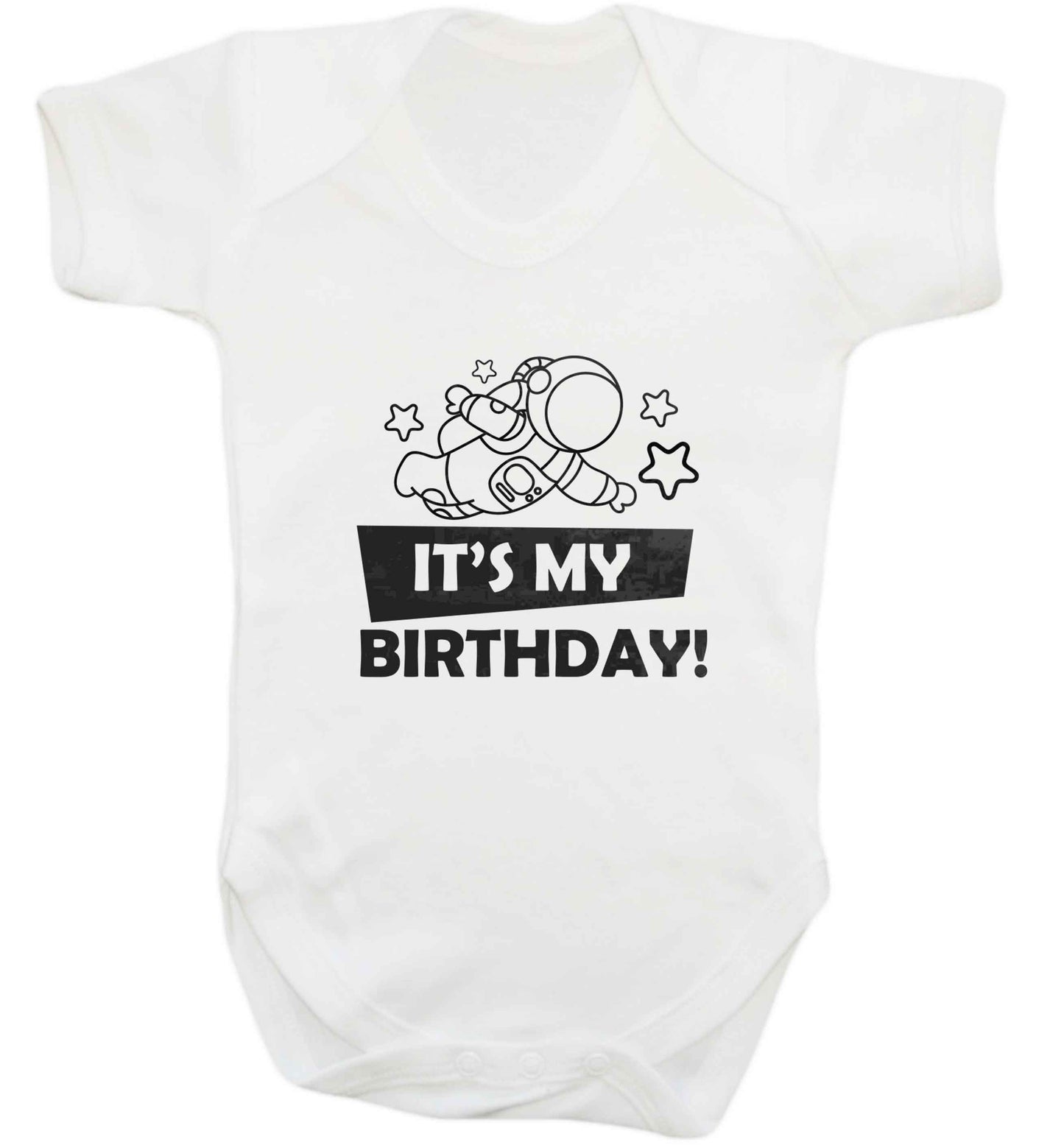 It's my birthday baby vest white 18-24 months
