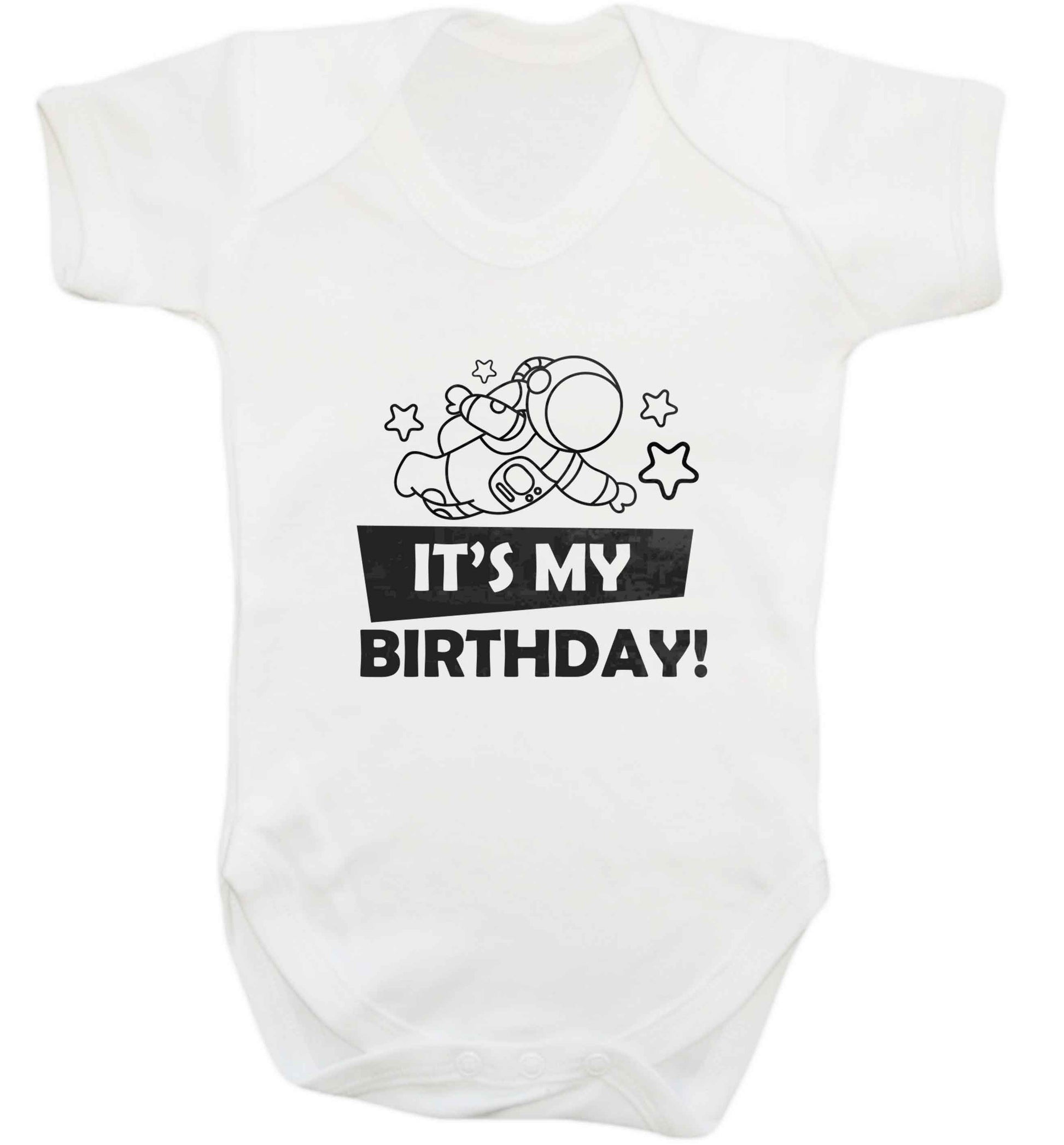 It's my birthday baby vest white 18-24 months