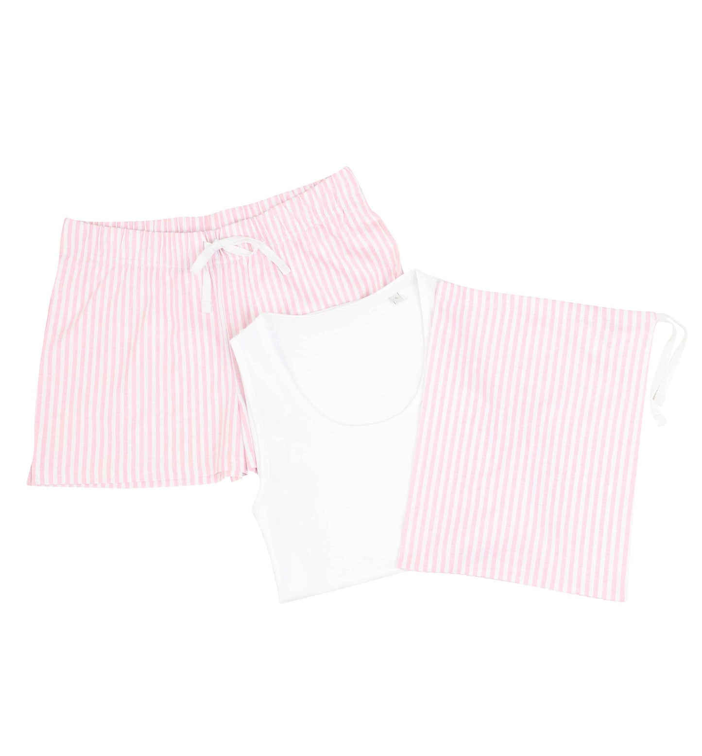 Married at sea pink anchors |  Pyjama shorts set