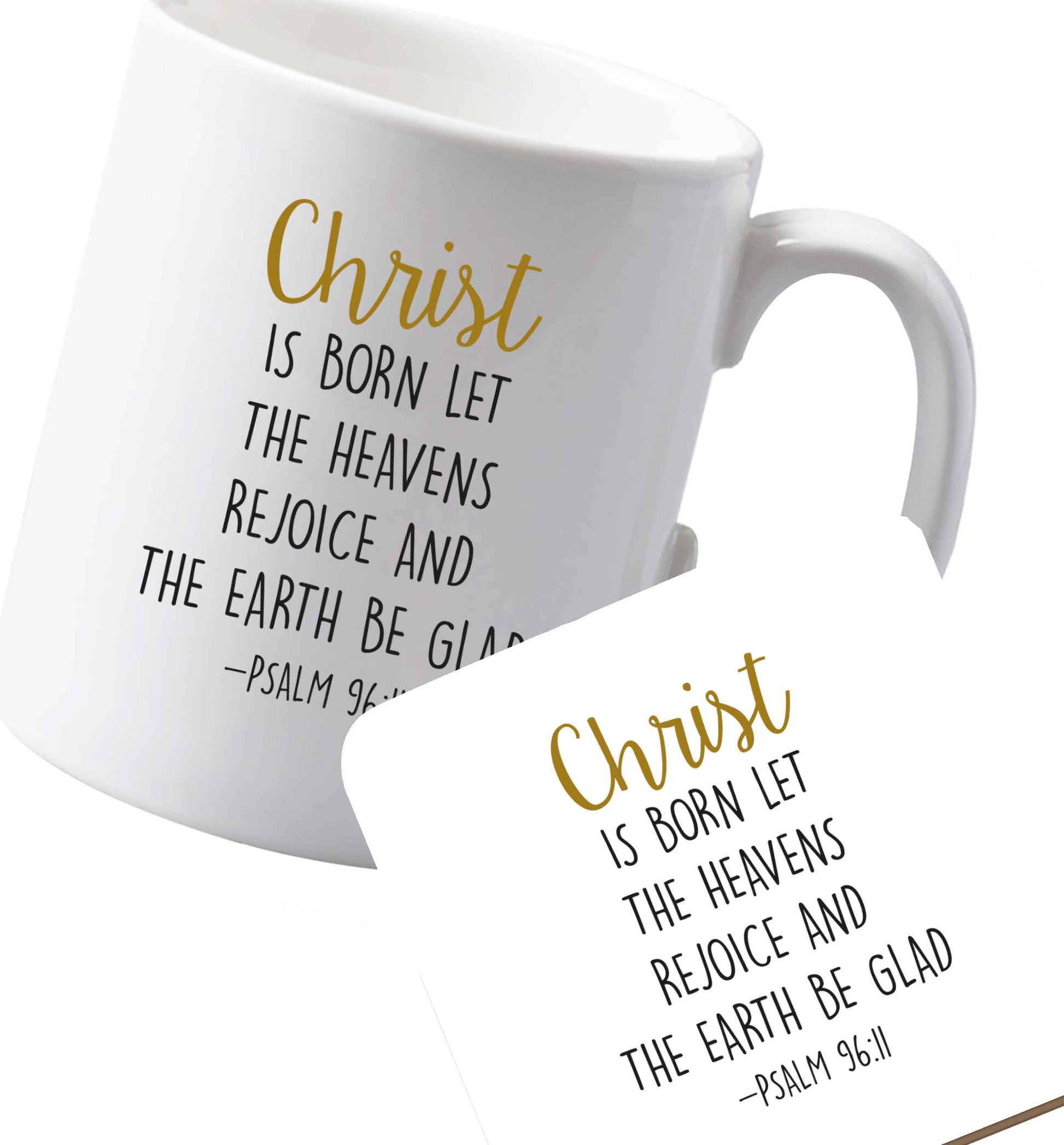 10 oz Ceramic mug and coaster Favourite Type Pan Pancake both sides