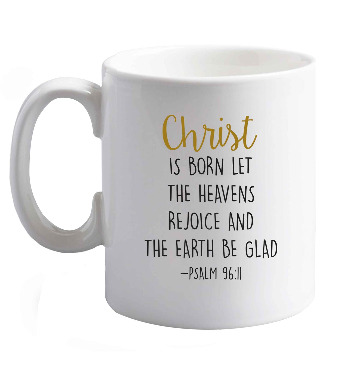 10 oz Favourite Type Pan Pancake ceramic mug right handed