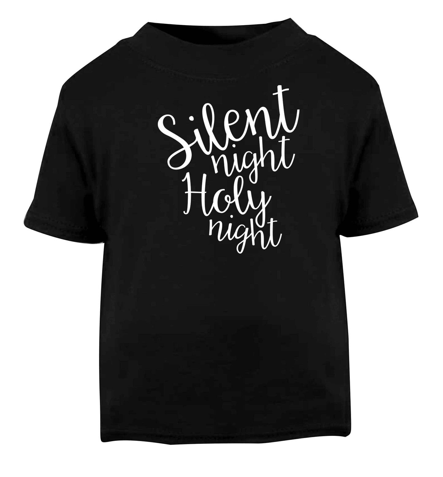 Silent night holy night Black baby toddler Tshirt 2 years