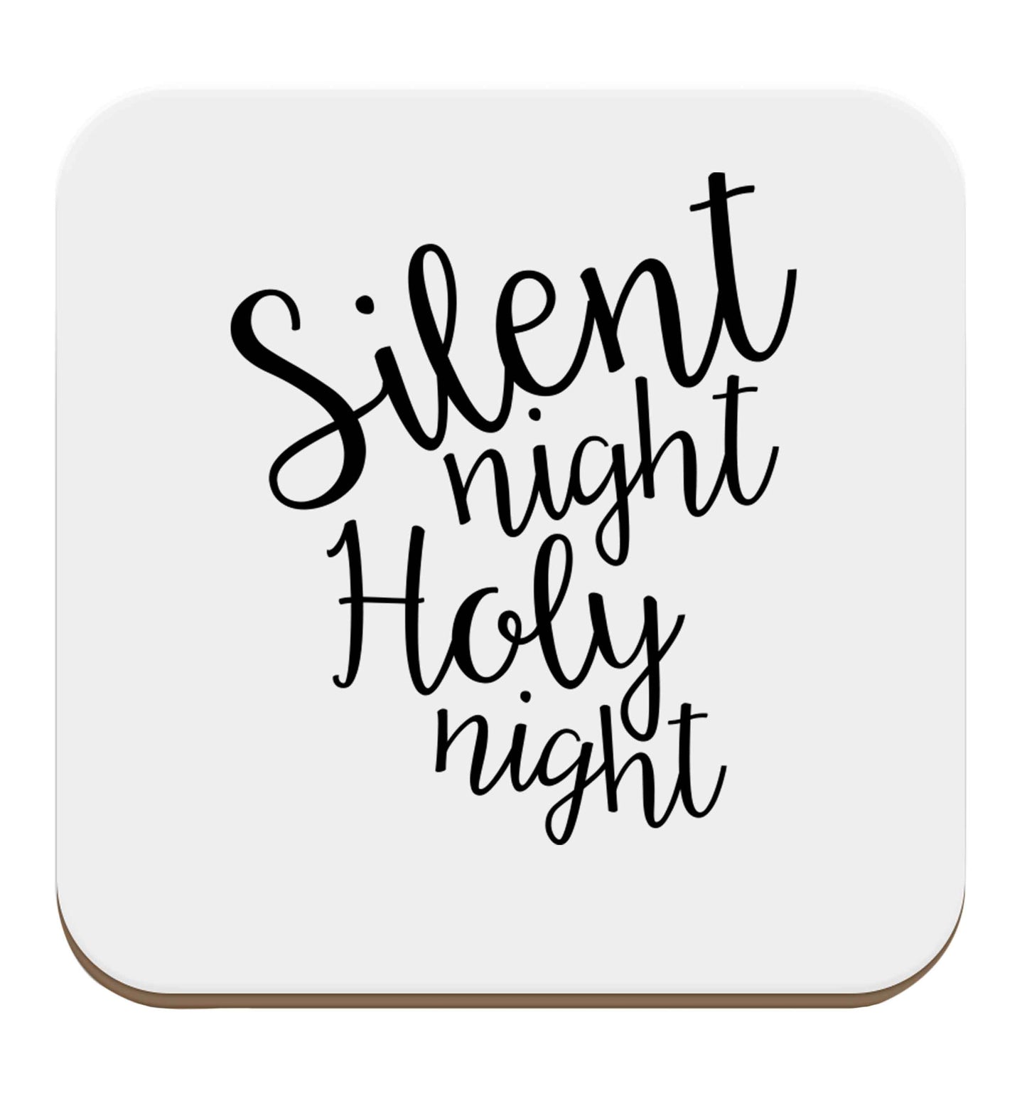Silent night holy night set of four coasters