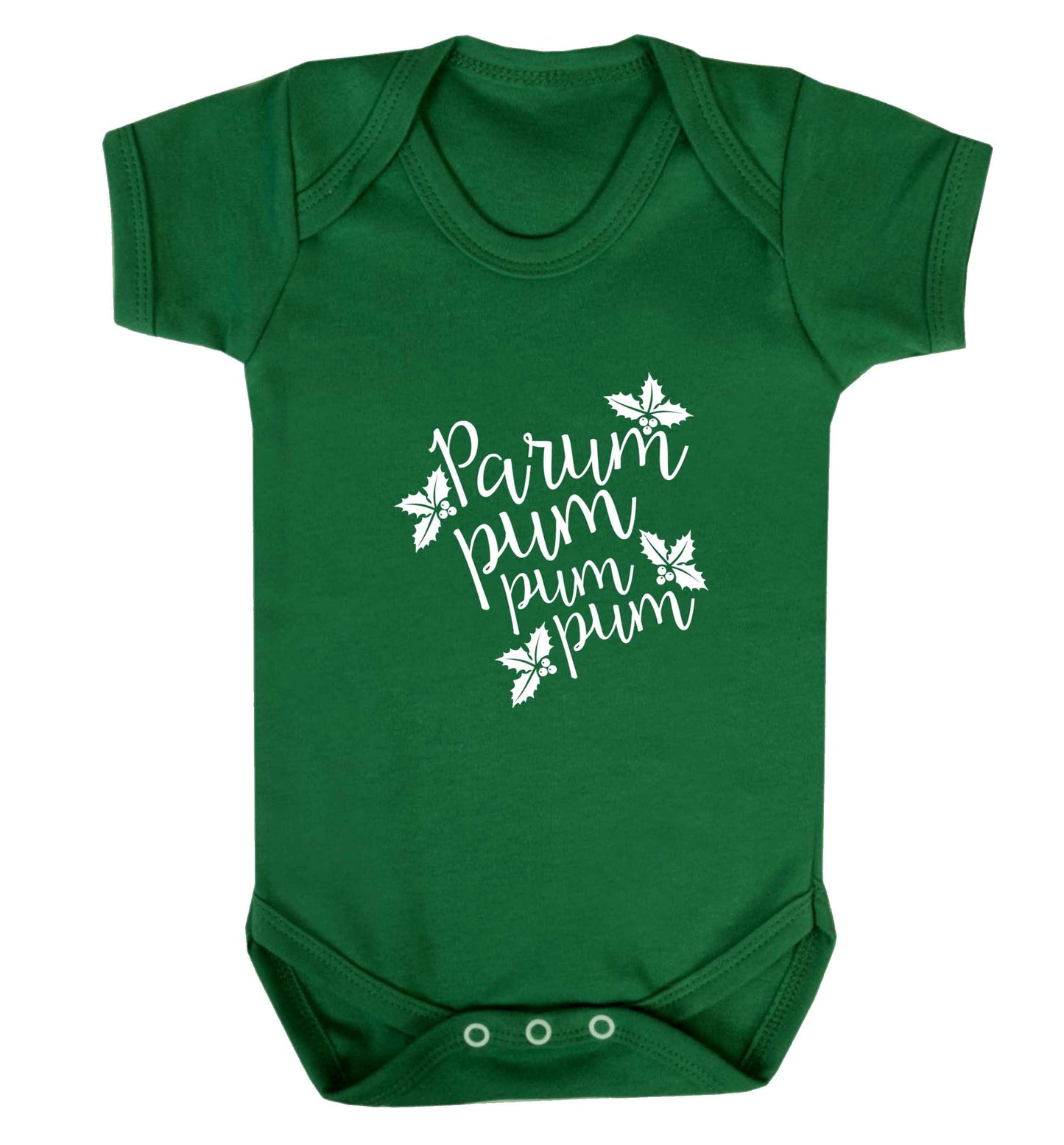 Pa rum pum pum pum baby vest green 18-24 months
